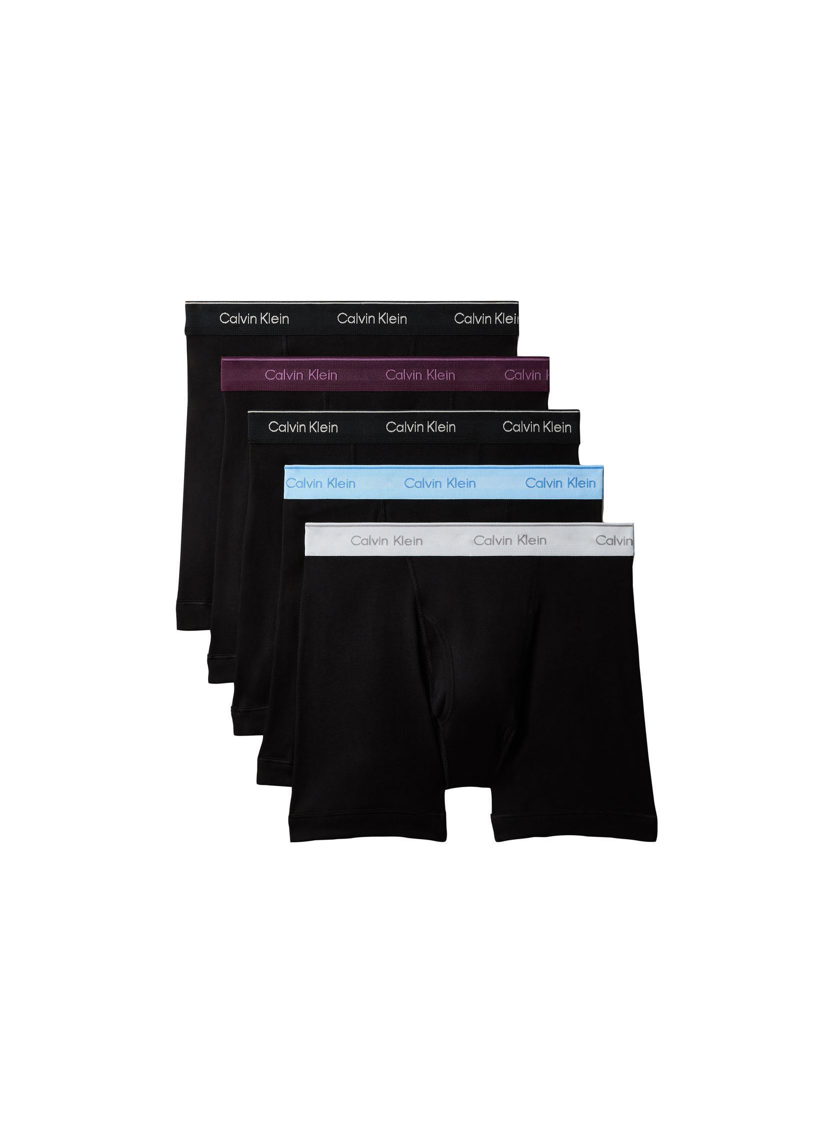 Boxershorts Boxer Brief 5Pk herren schwarz Calvin Klein Boxershorts Boxer Brief 5Pk herren schwarz BLACK W/ BLACK/ DARK PURPLE/ H