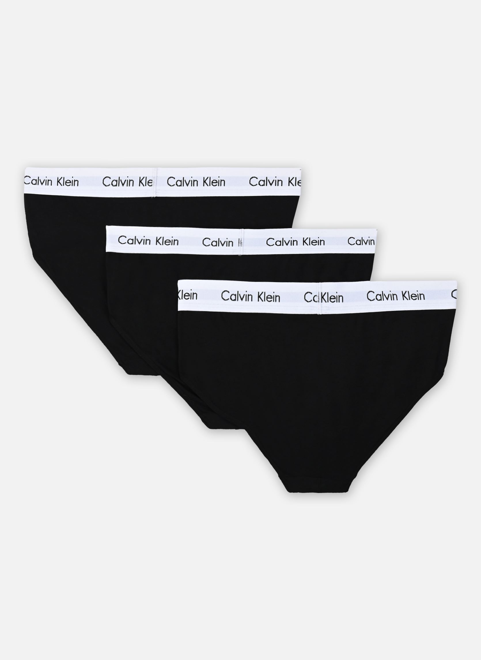 Biancheria intima sportiva 3P Hip Brief 0000U2661G uomo nero Calvin Klein Biancheria intima sportiva 3P Hip Brief 0000U2661G uomo nero Black