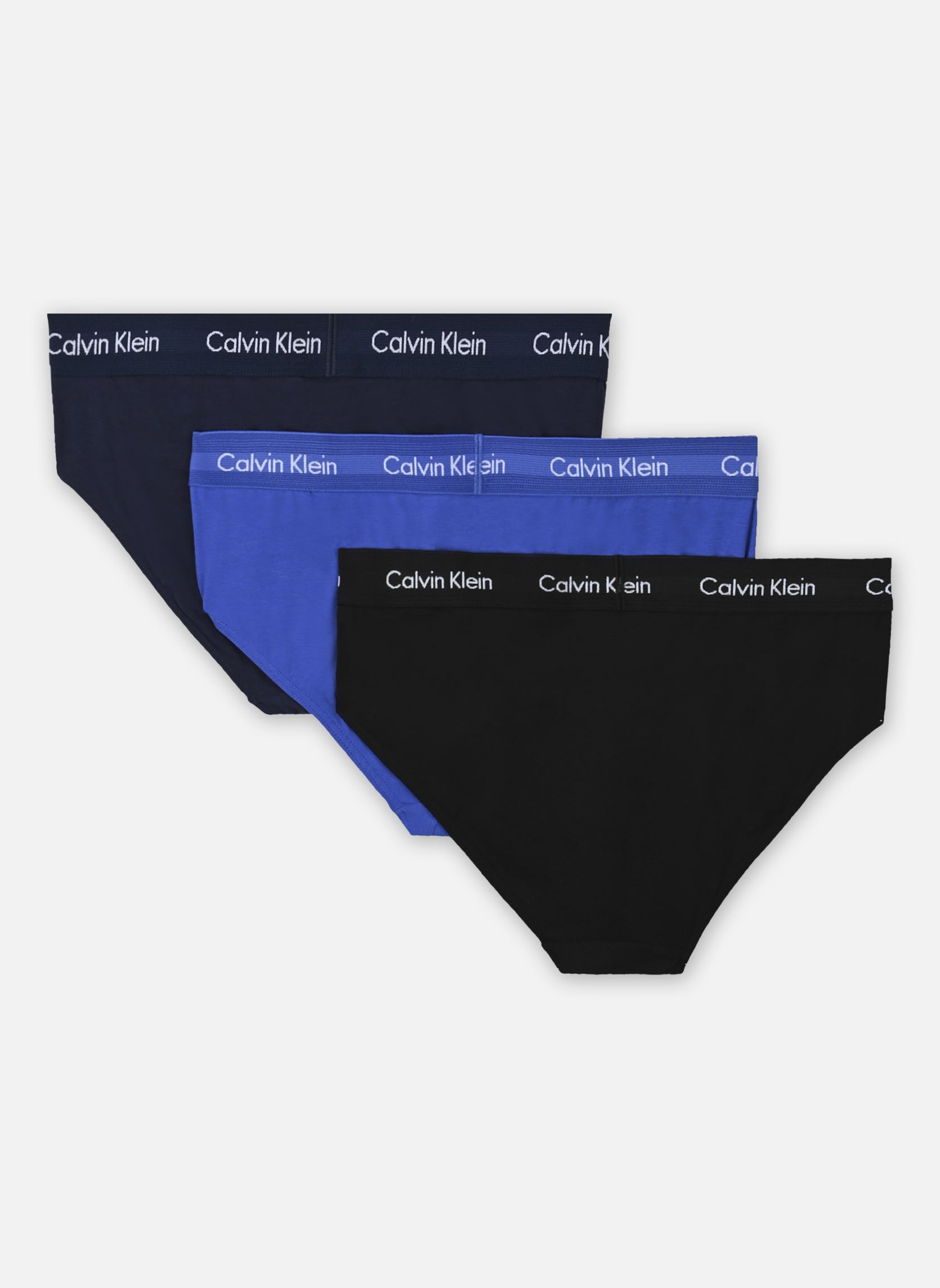 Sous-vêtements de sport 3P Hip Brief 0000U2661G homme noir Calvin Klein Sous-vêtements de sport 3P Hip Brief 0000U2661G homme noir BLACK/BLUESHADOW/COBALTWATER D