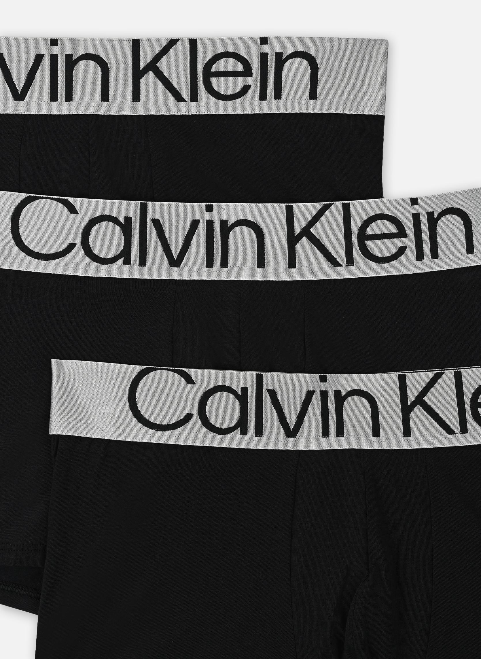 Sous-vêtements de sport Trunk 3Pk Steel Cotton homme noir Calvin Klein Sous-vêtements de sport Trunk 3Pk Steel Cotton homme noir BLACK