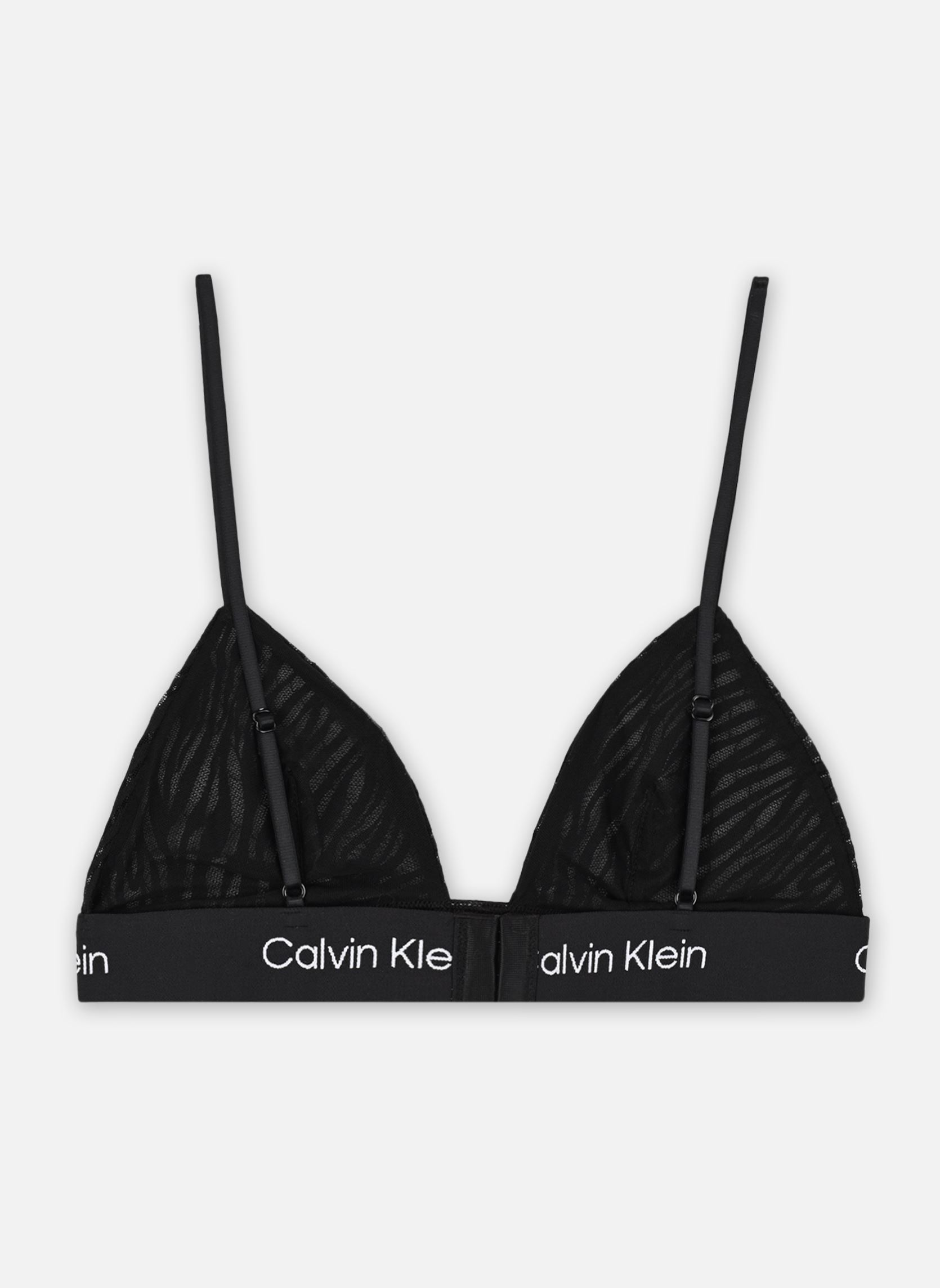 Sport-BHs Unlined Triangle 000QF7377E damen schwarz Calvin Klein Sport-BHs Unlined Triangle 000QF7377E damen schwarz BLACK