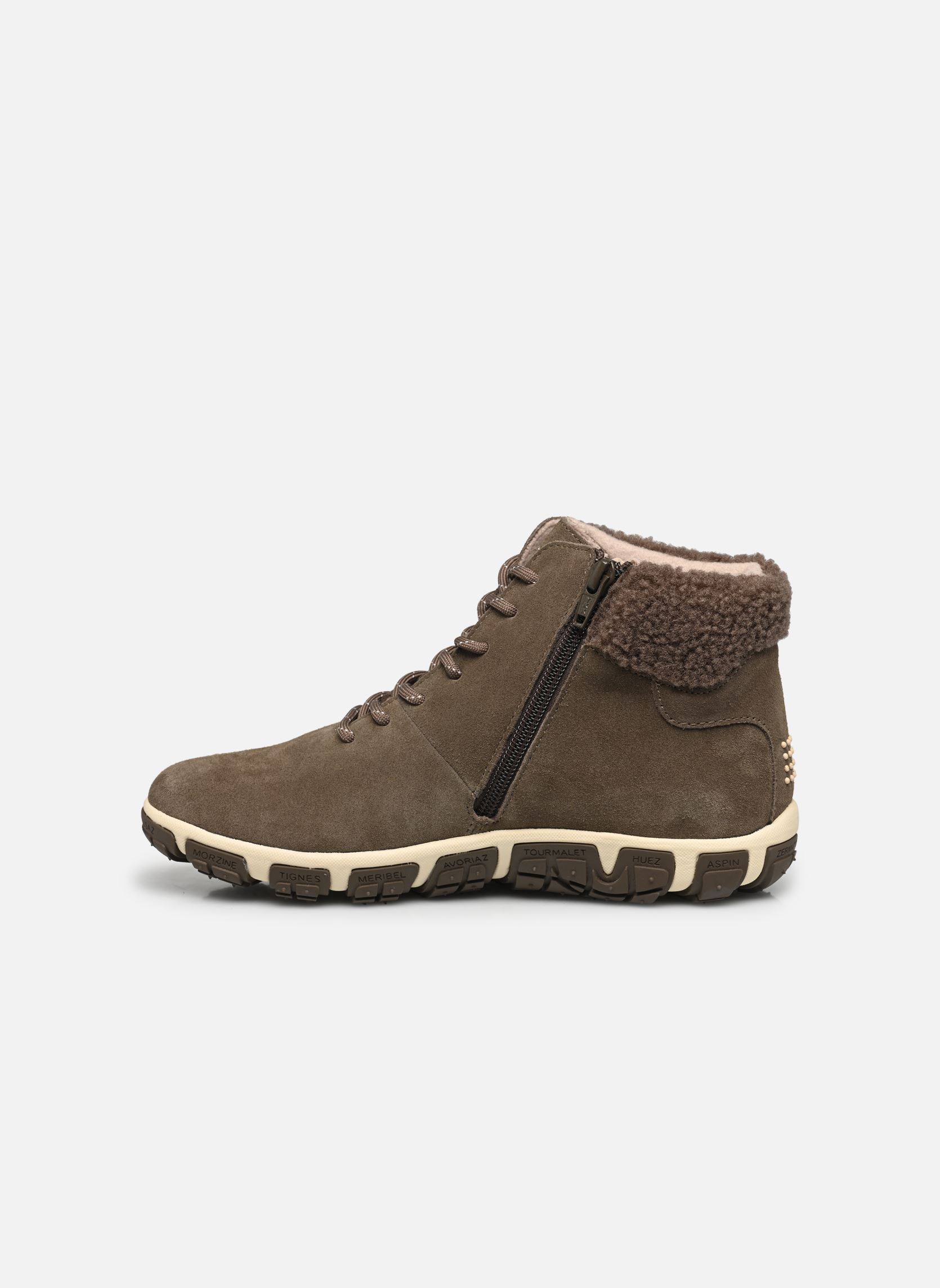 Baskets montantes Janissa femme marron TBS Baskets montantes Janissa femme marron TAUPE