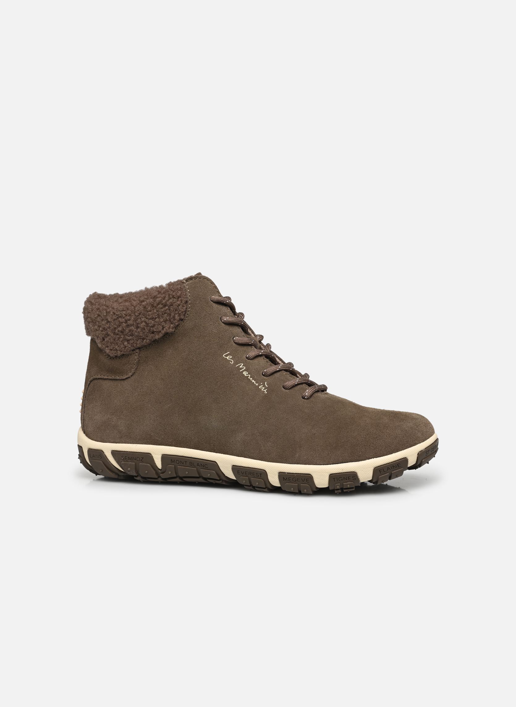 Baskets montantes Janissa femme marron TBS Baskets montantes Janissa femme marron TAUPE
