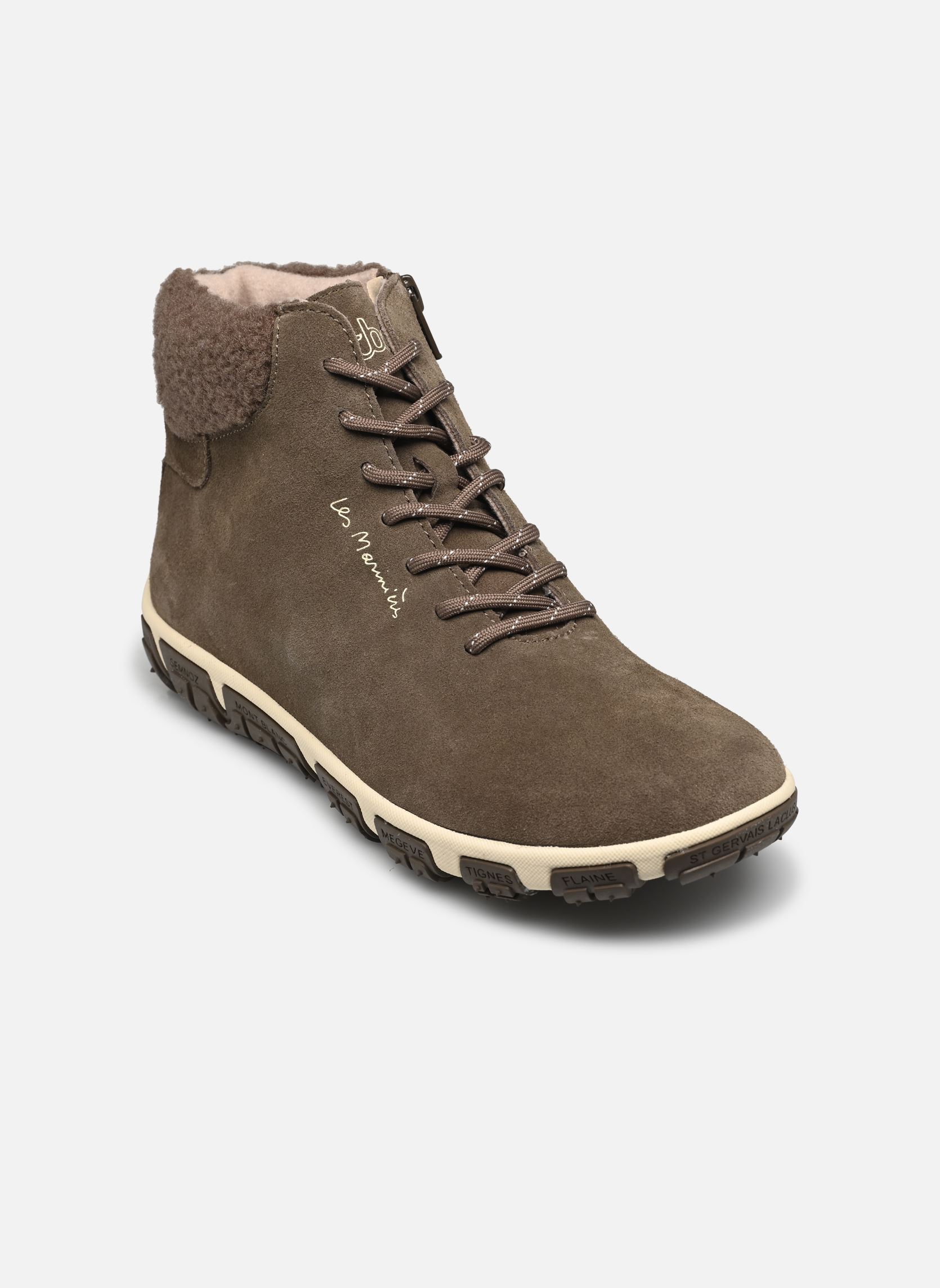 Baskets montantes Janissa femme marron TBS Baskets montantes Janissa femme marron TAUPE