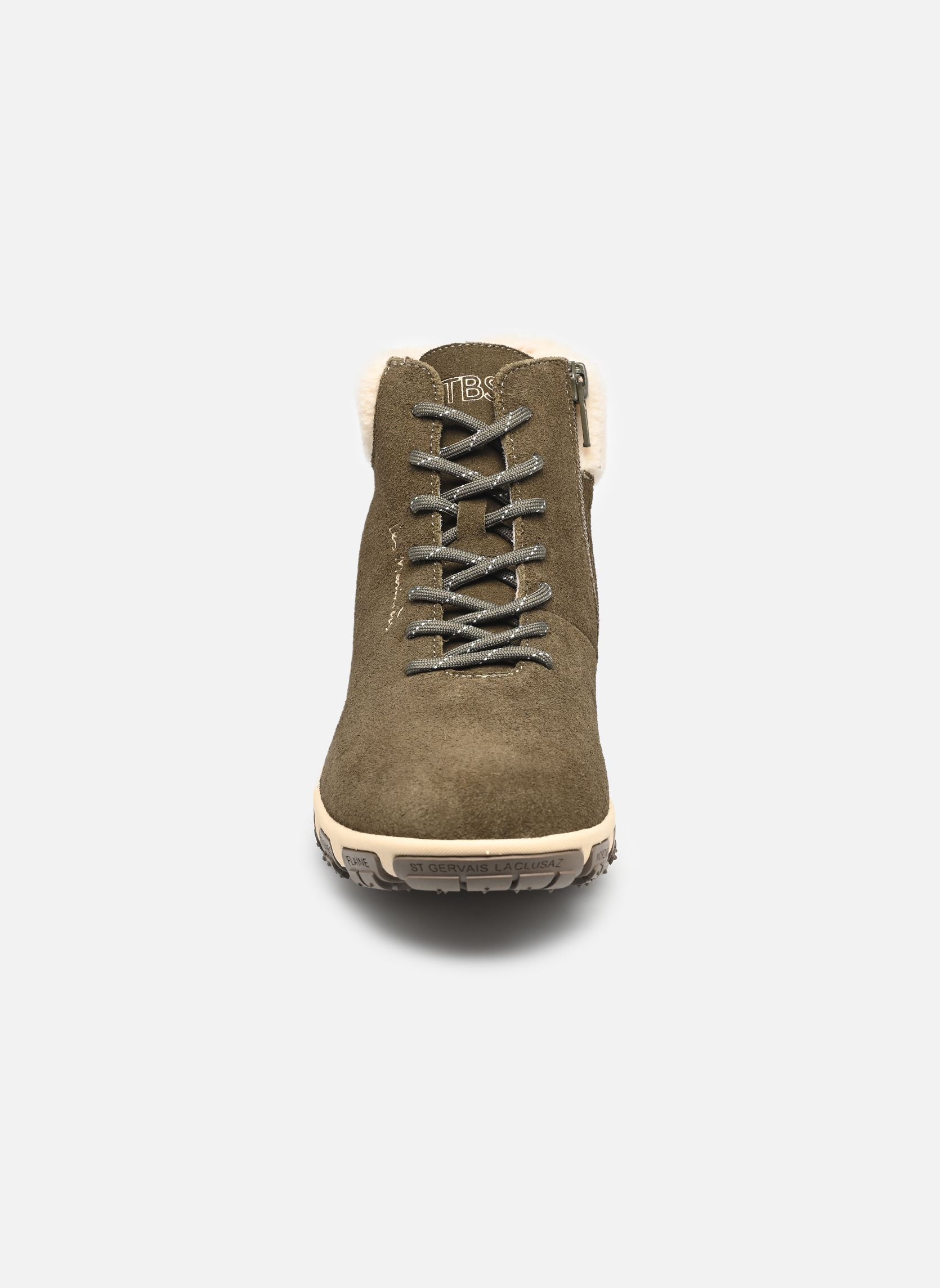 Baskets montantes Janissa femme vert TBS Baskets montantes Janissa femme vert OLIVE