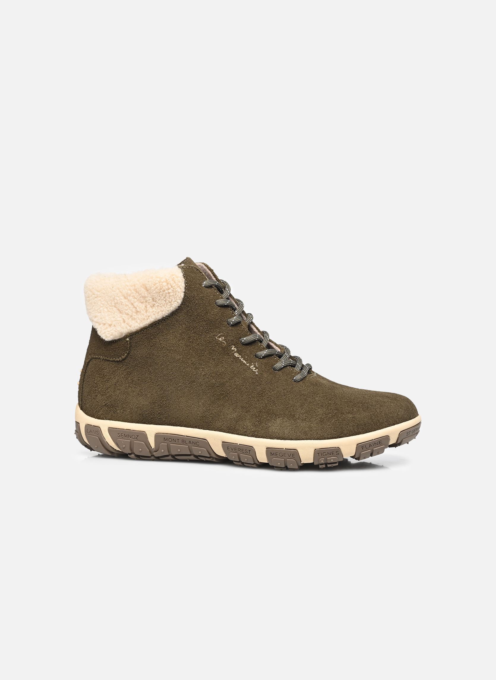 Baskets montantes Janissa femme vert TBS Baskets montantes Janissa femme vert OLIVE