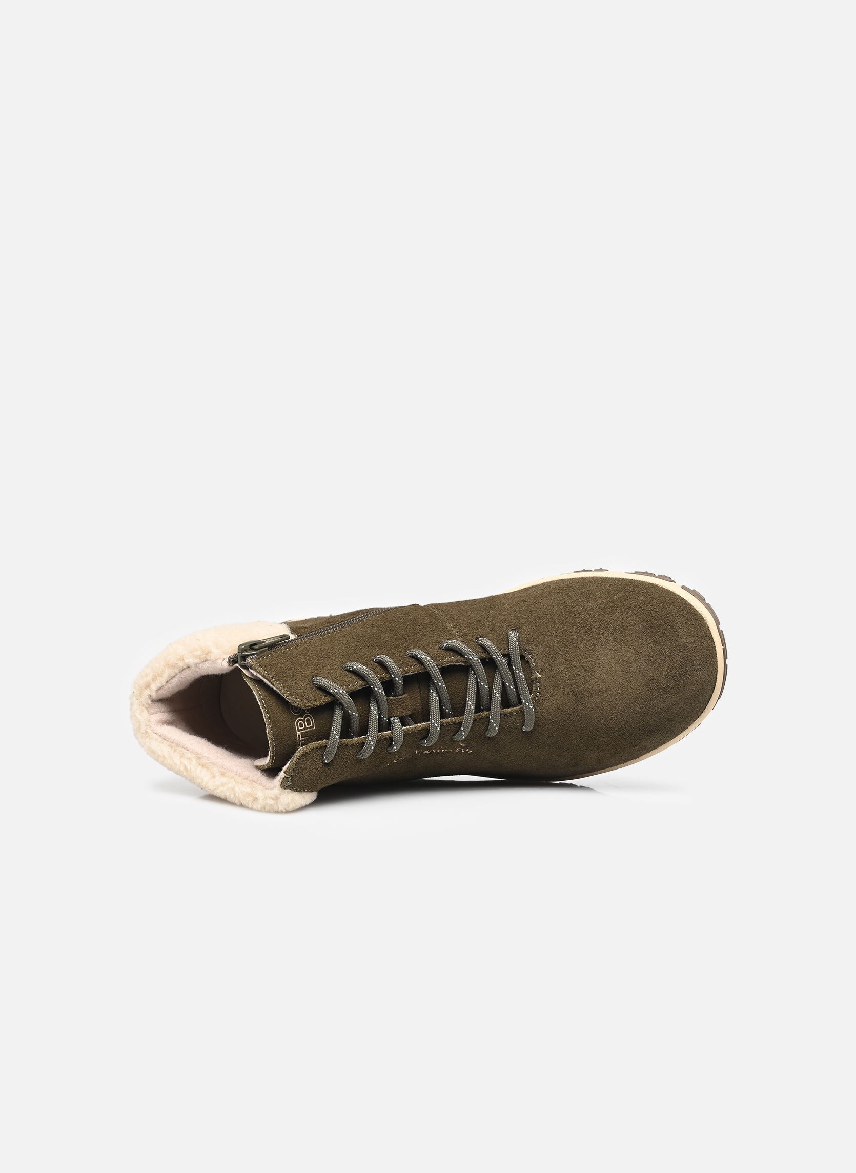 Baskets montantes Janissa femme vert TBS Baskets montantes Janissa femme vert OLIVE