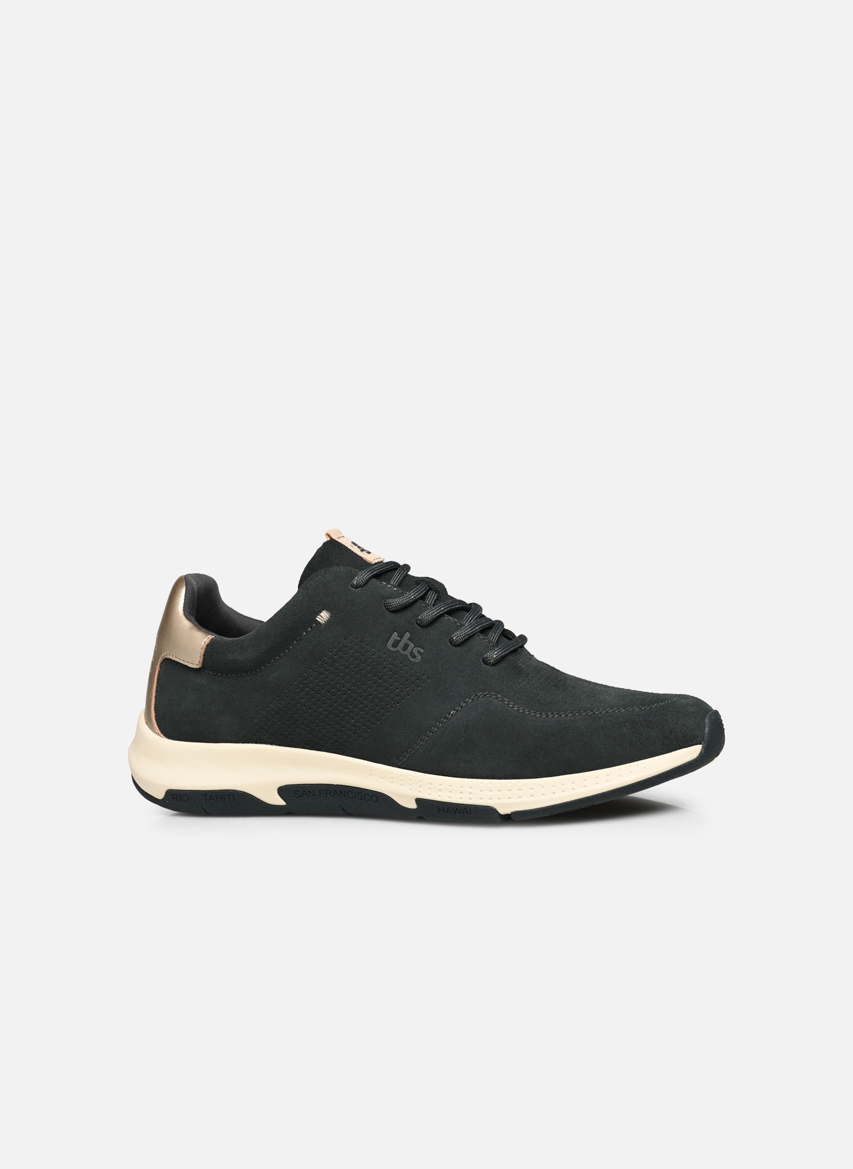 Sneaker Julissa damen schwarz TBS Sneaker Julissa damen schwarz ANTHRACITE/CHAMPAGNE