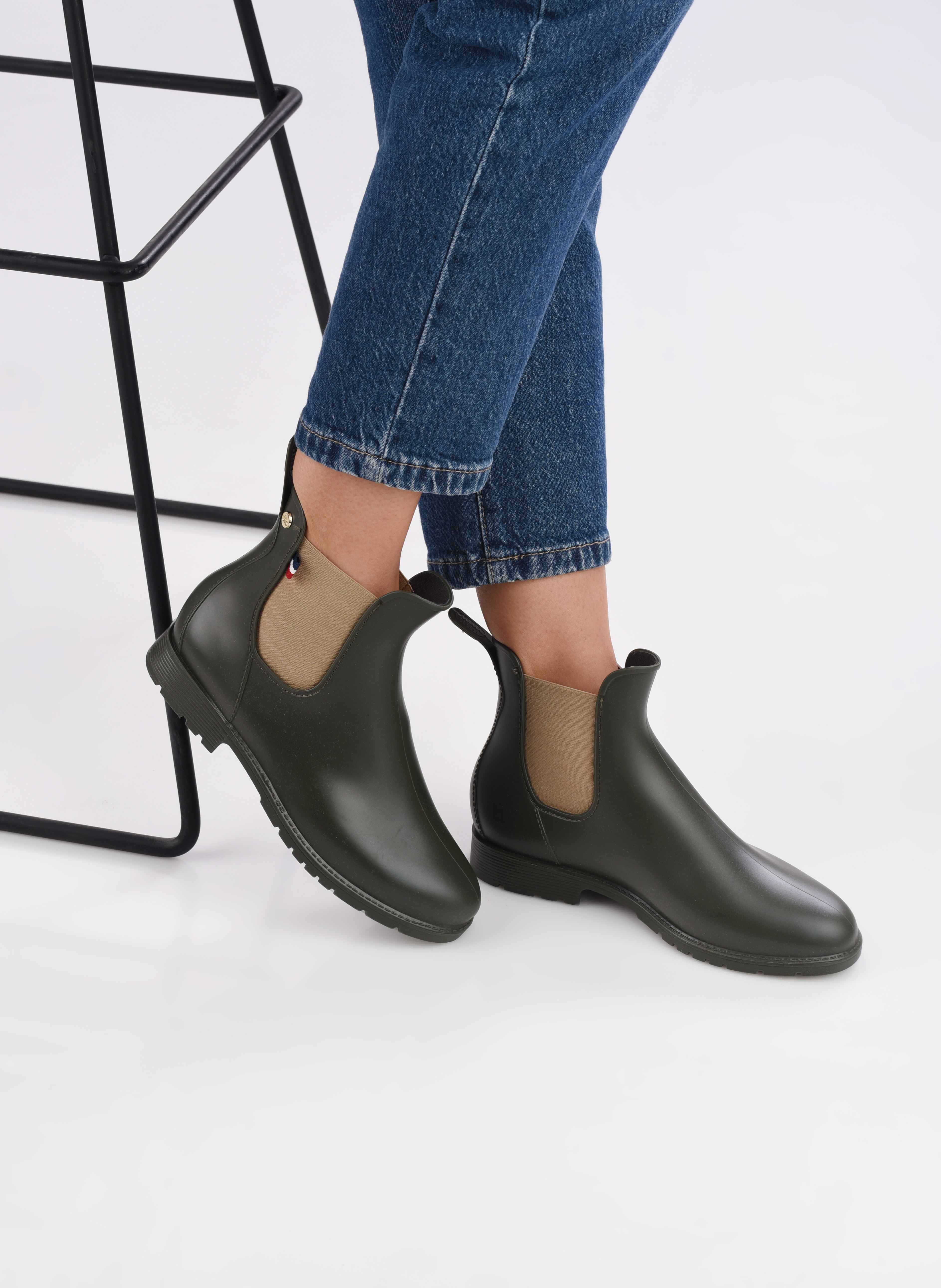 Bottines basses Jumping femme vert TBS Made in France Bottines basses Jumping femme vert KAKI