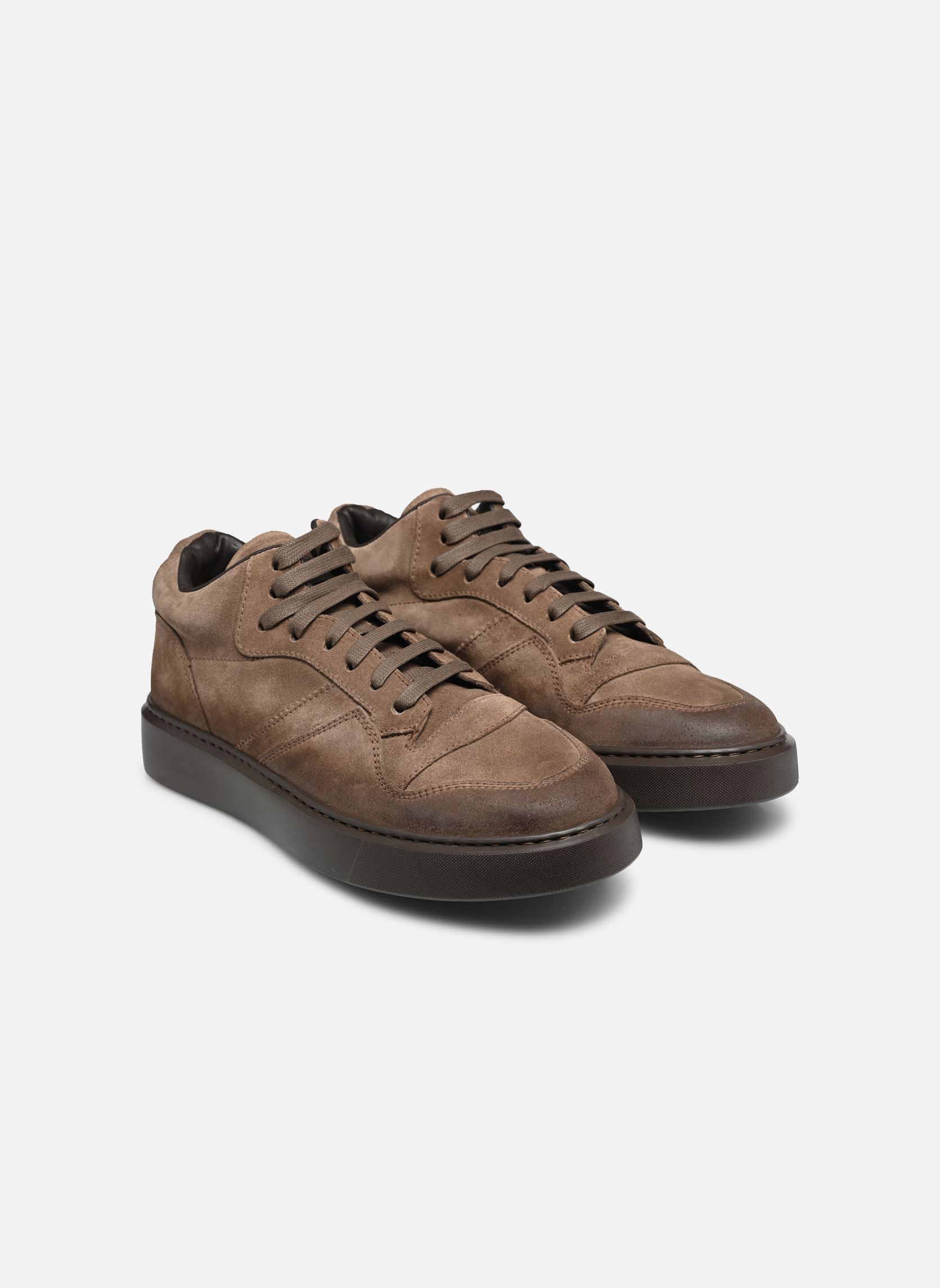 Sneakers alte Hugh uomo marrone Doucal's Sneakers alte Hugh uomo marrone Expressi
