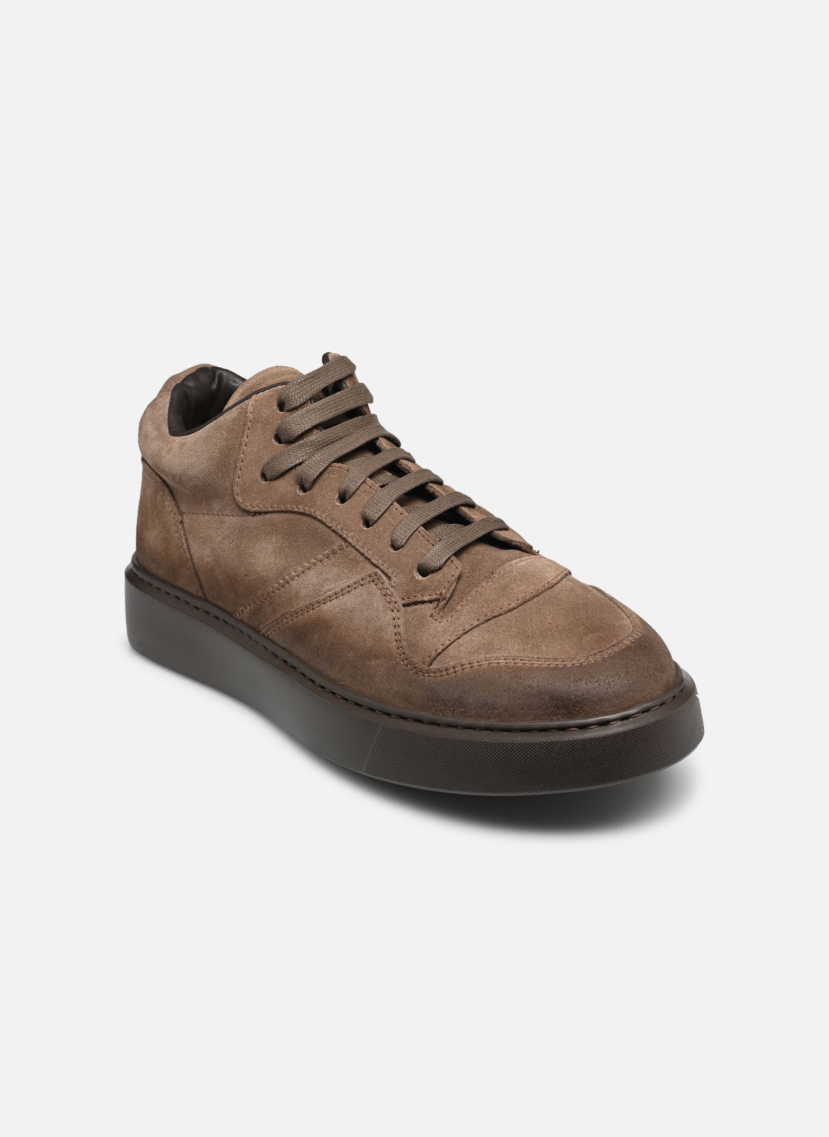 Sneakers alte Hugh uomo marrone Doucal's Sneakers alte Hugh uomo marrone Expressi