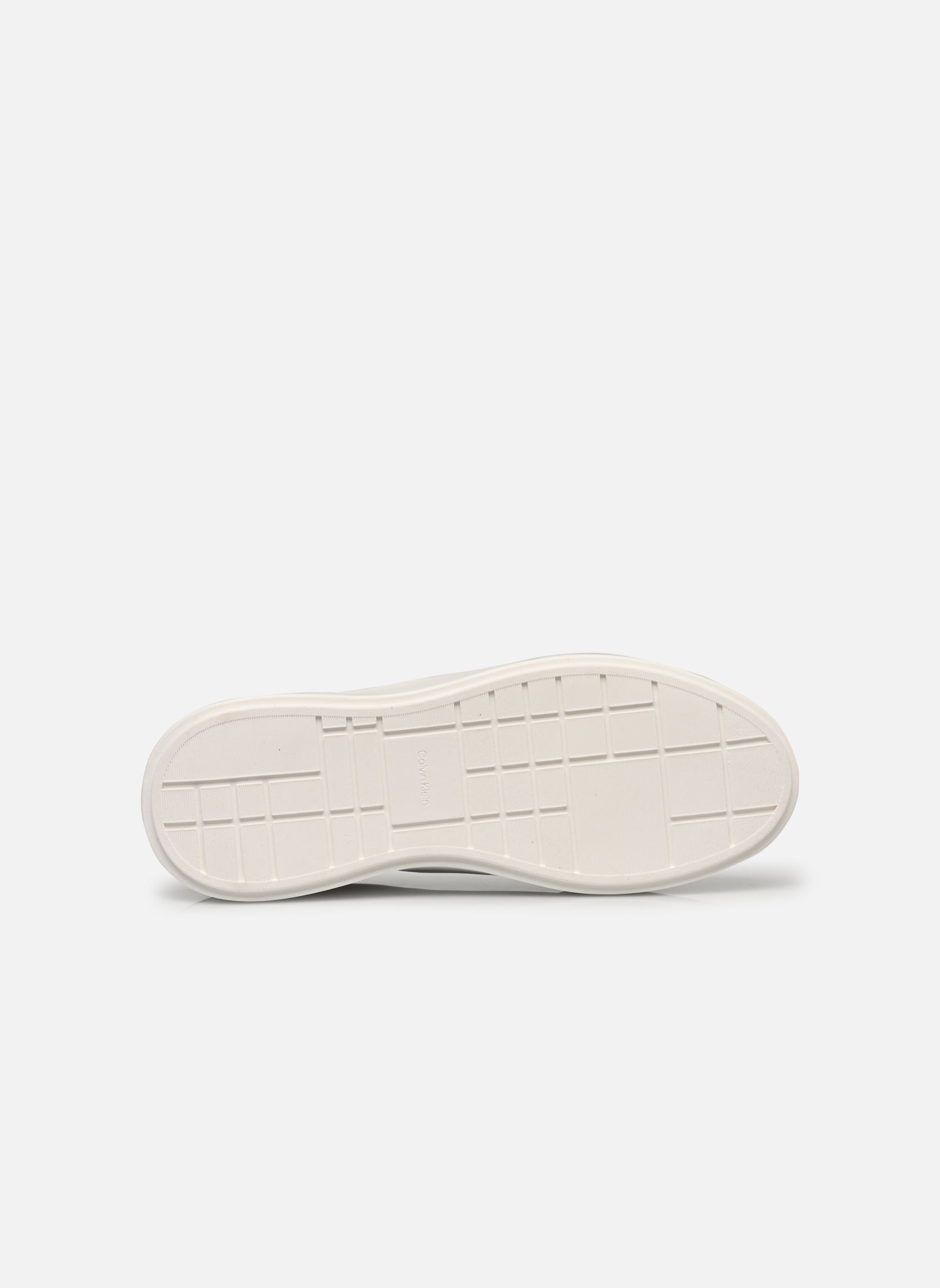 Baskets basses CHUNKY CUPSOLE LACEUP LTH WN femme blanc Calvin Klein Baskets basses CHUNKY CUPSOLE LACEUP LTH WN femme blanc BRIGHT WHITE/BLACK