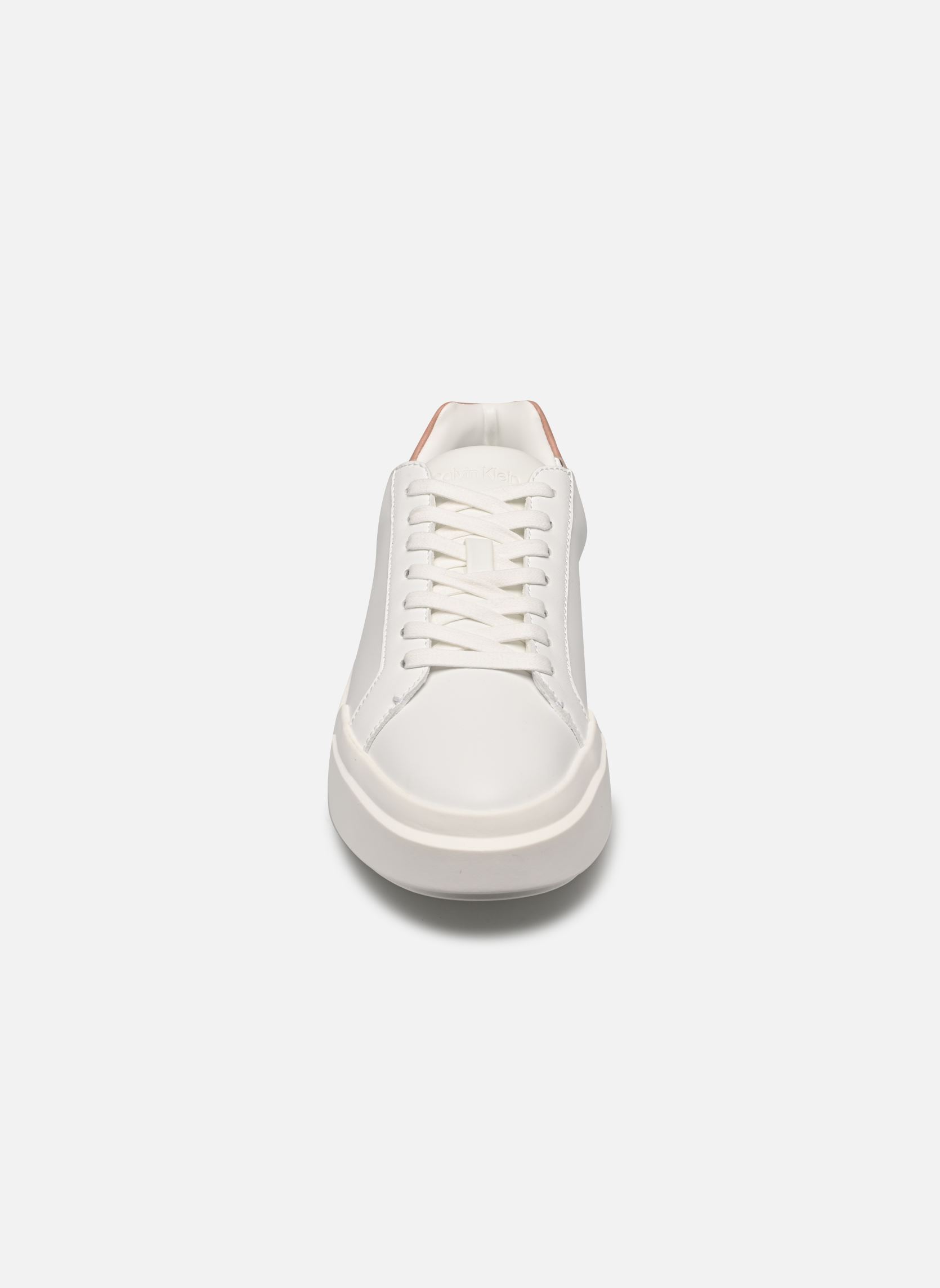 Baskets CHUNKY CUPSOLE LACEUP LTH WN femme blanc Calvin Klein Baskets CHUNKY CUPSOLE LACEUP LTH WN femme blanc BRIGHT WHITE/TUSCANY/CHATEAU