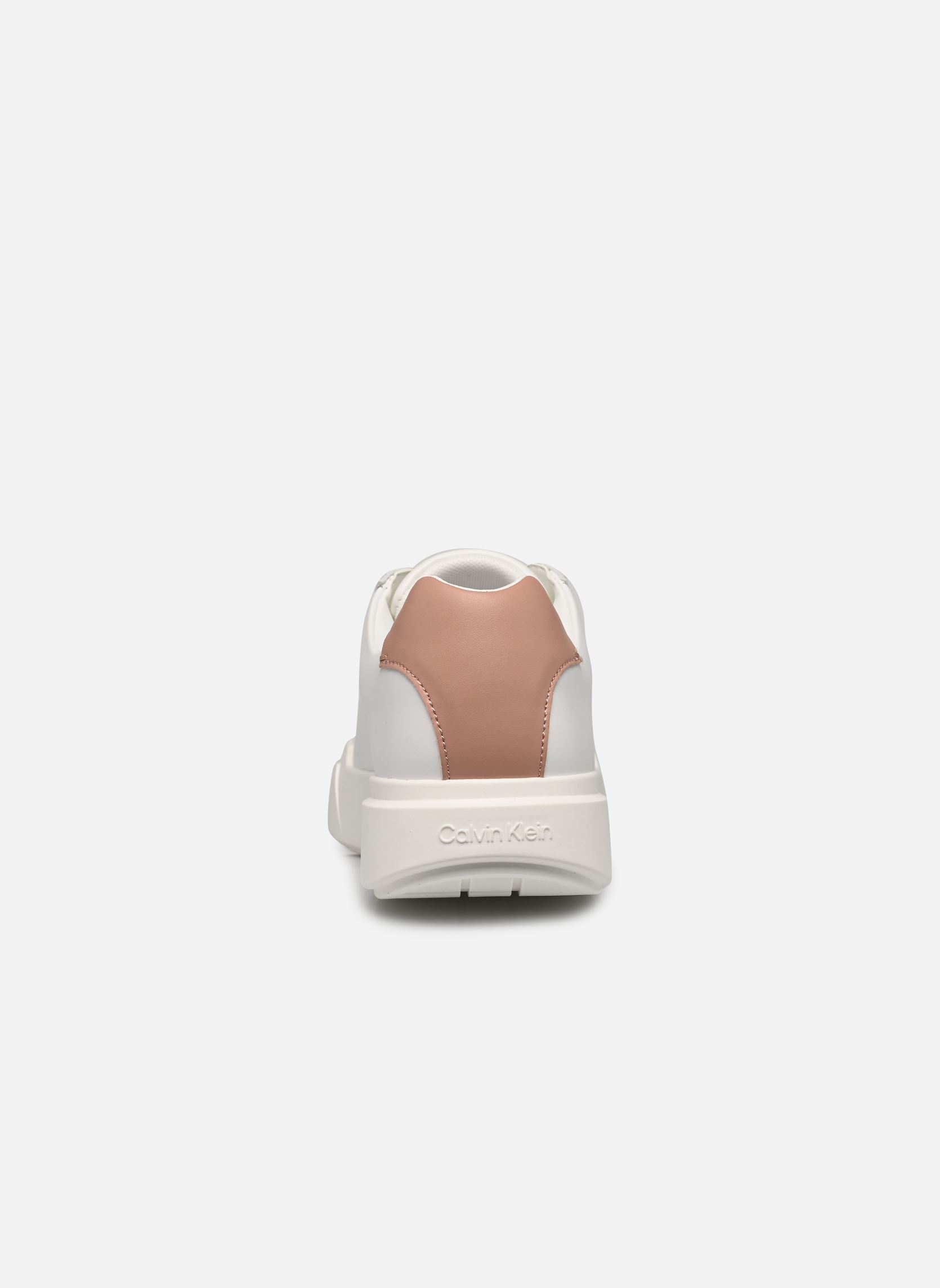 Baskets CHUNKY CUPSOLE LACEUP LTH WN femme blanc Calvin Klein Baskets CHUNKY CUPSOLE LACEUP LTH WN femme blanc BRIGHT WHITE/TUSCANY/CHATEAU