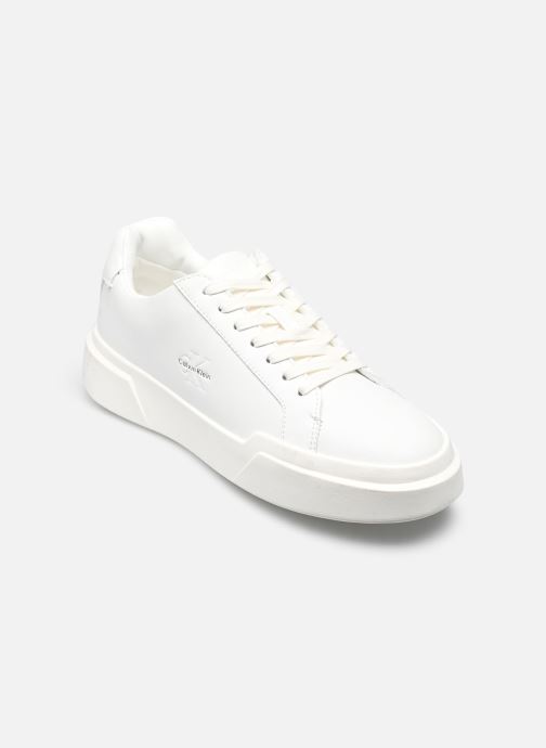 Calvin Klein Sneakers CHUNKY CUPSOLE LACEUP LTH WN dames wit