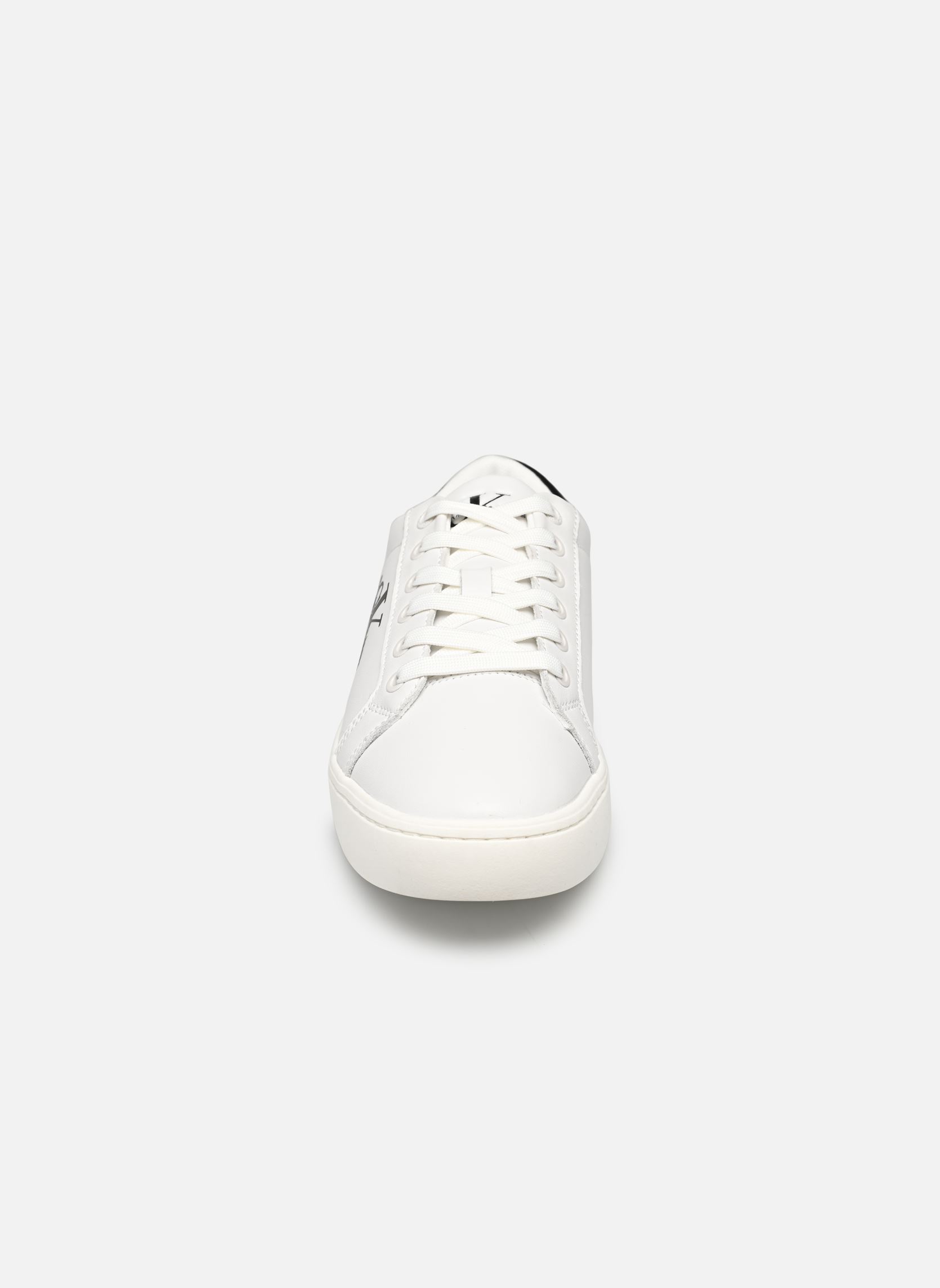 Knöchelhohe Sneaker CLASSIC CUPSOLE LACEUP damen weiß Calvin Klein Knöchelhohe Sneaker CLASSIC CUPSOLE LACEUP damen weiß BRIGHT WHITE/BLACK