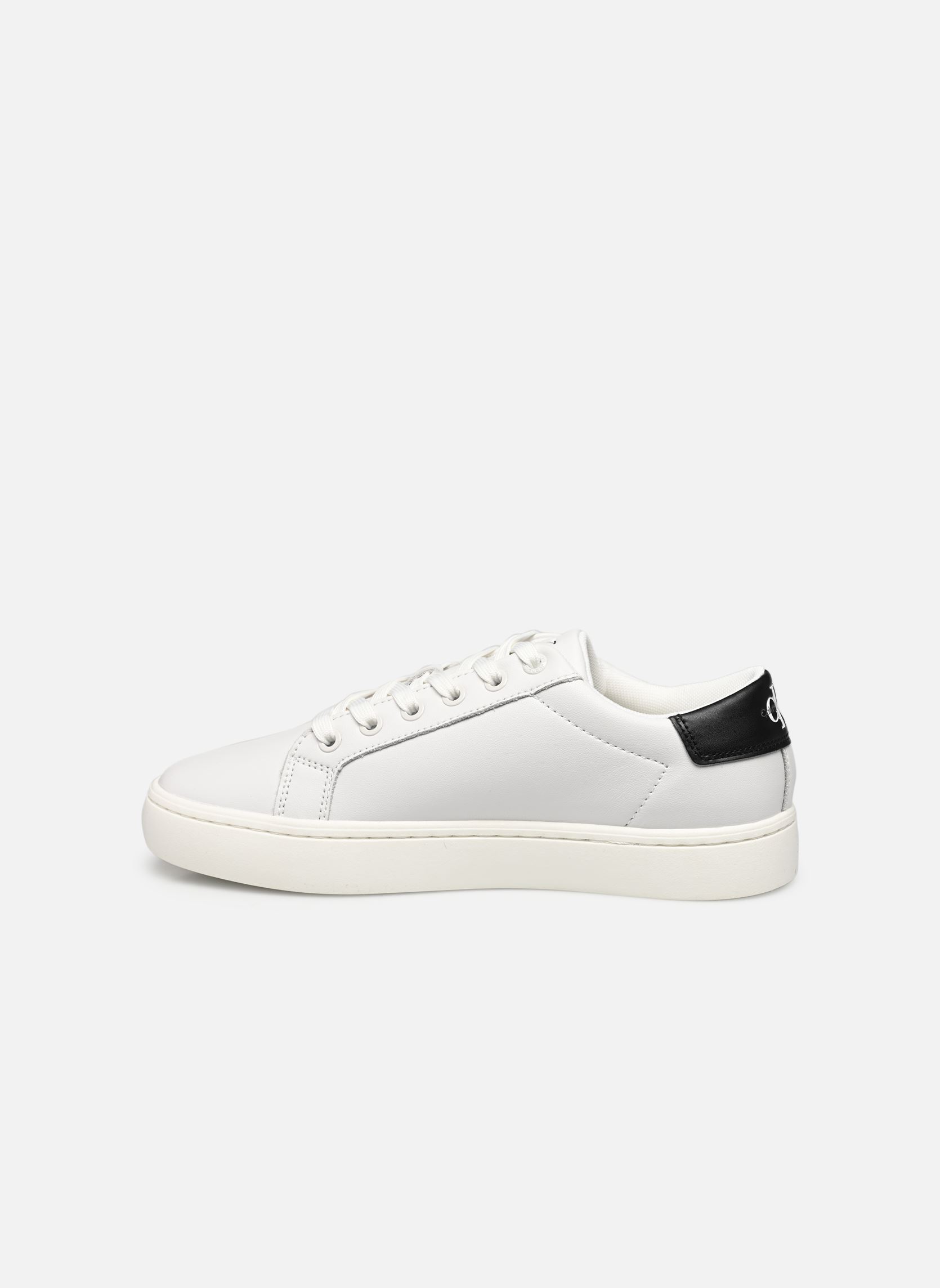 Knöchelhohe Sneaker CLASSIC CUPSOLE LACEUP damen weiß Calvin Klein Knöchelhohe Sneaker CLASSIC CUPSOLE LACEUP damen weiß BRIGHT WHITE/BLACK