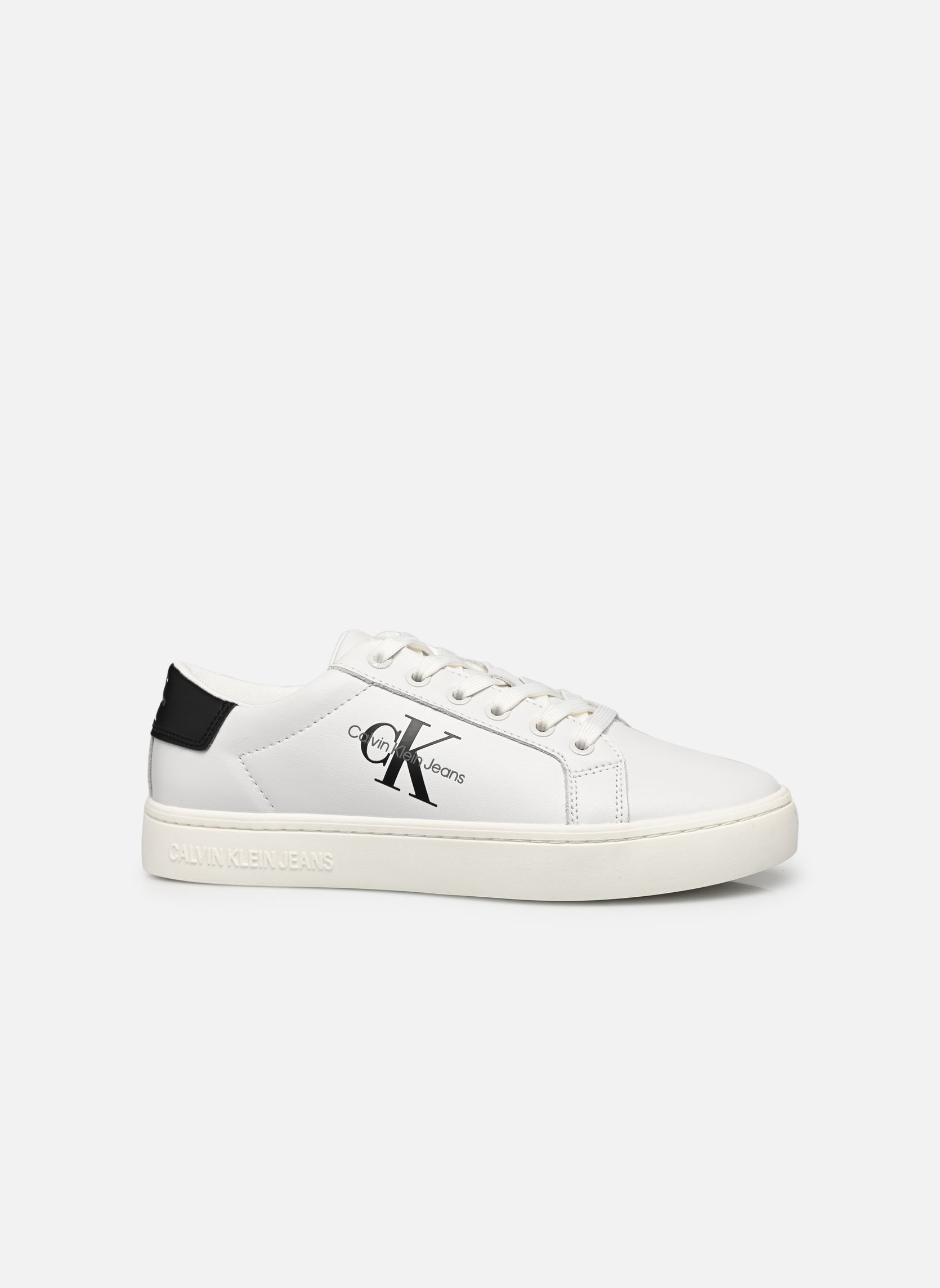 Knöchelhohe Sneaker CLASSIC CUPSOLE LACEUP damen weiß Calvin Klein Knöchelhohe Sneaker CLASSIC CUPSOLE LACEUP damen weiß BRIGHT WHITE/BLACK