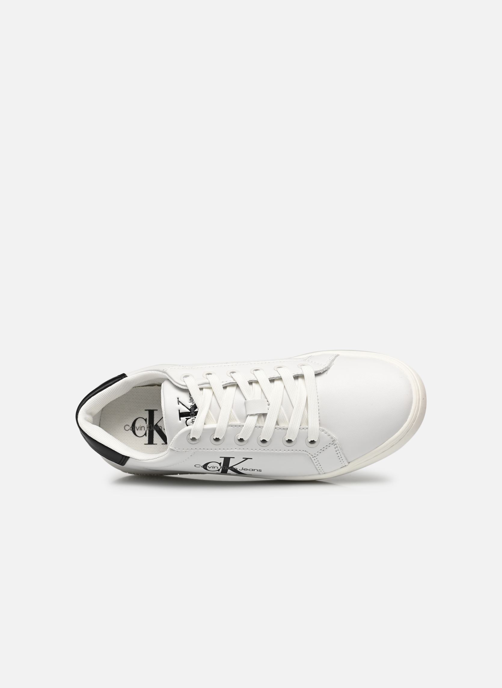 Knöchelhohe Sneaker CLASSIC CUPSOLE LACEUP damen weiß Calvin Klein Knöchelhohe Sneaker CLASSIC CUPSOLE LACEUP damen weiß BRIGHT WHITE/BLACK