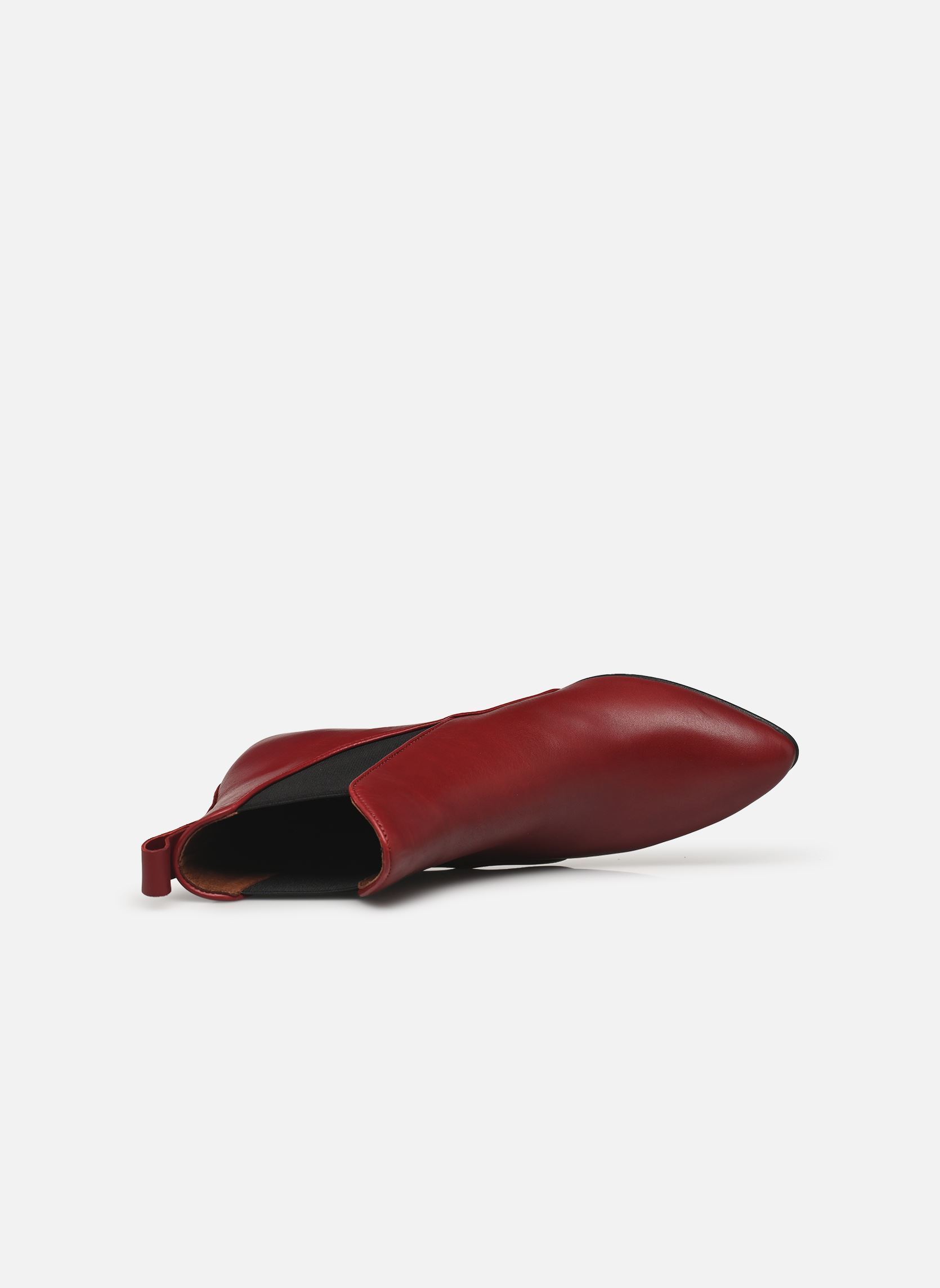 Enkellaarzen en boots Rikley dames rood Anonymous Copenhagen Enkellaarzen en boots Rikley dames rood SOFT CALF POMEGRANATE