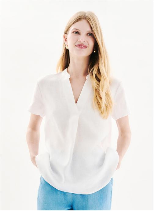 Caroll Blouses SK067-KATB femme blanc