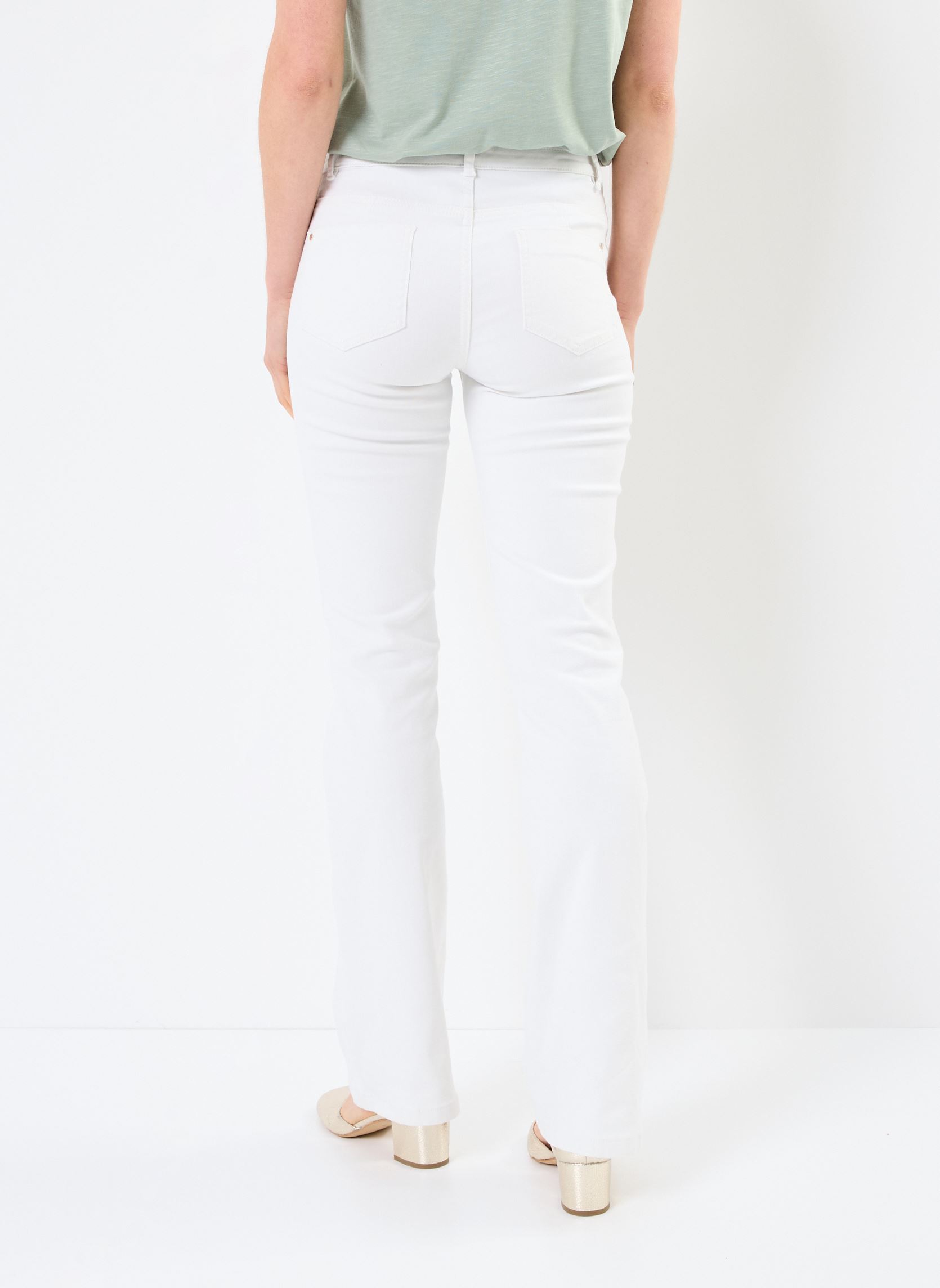 Flared jeans PARMA dames wit Georgia Rose Flared jeans PARMA dames wit ECRU