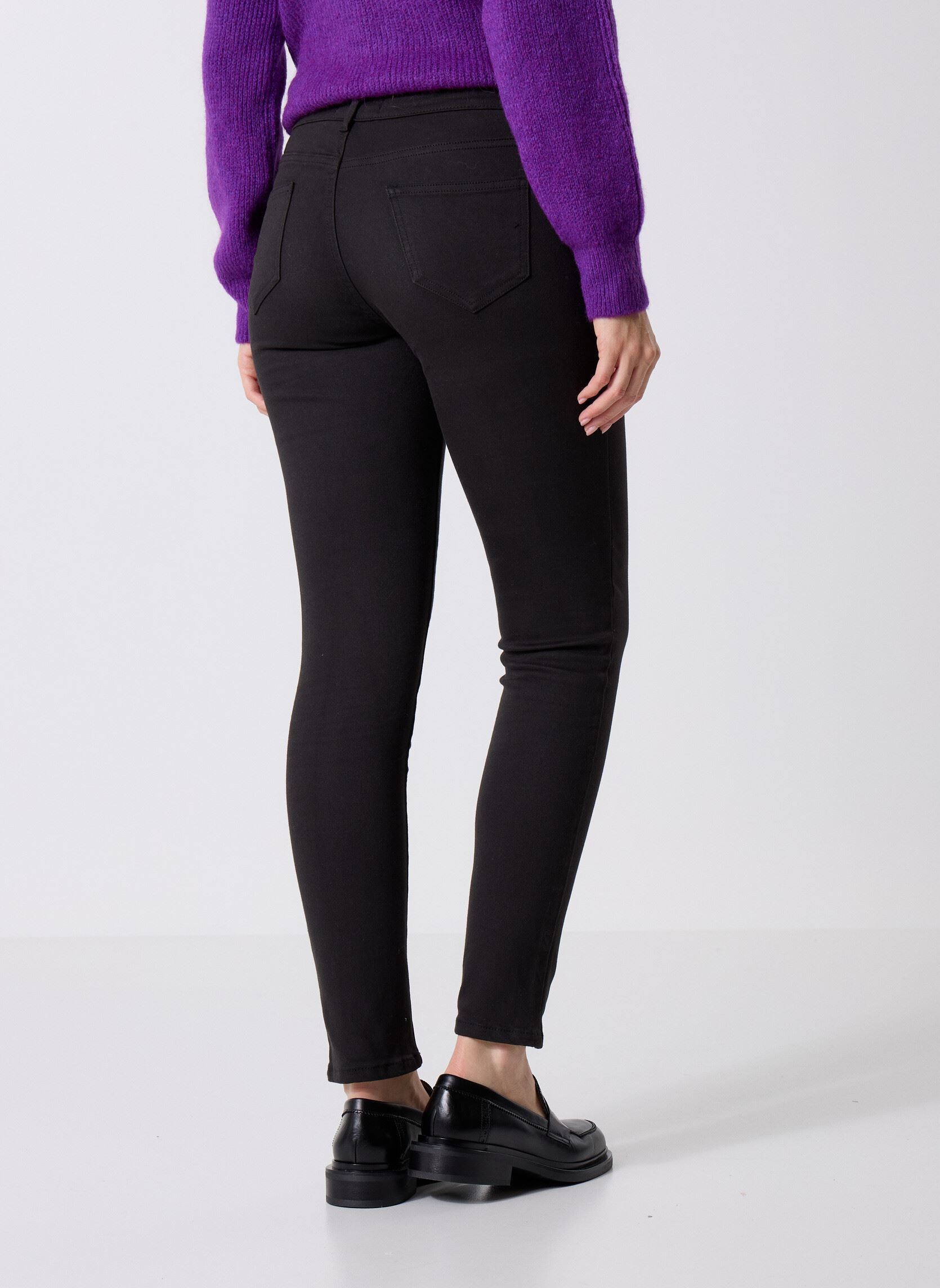 Jeans slim e skinny PORTO donna nero Georgia Rose Jeans slim e skinny PORTO donna nero NOIR