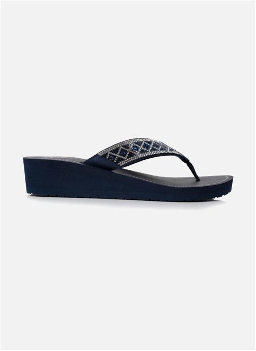 Isotoner Tongs Tongs Femme talon paillettes Noir femme bleu