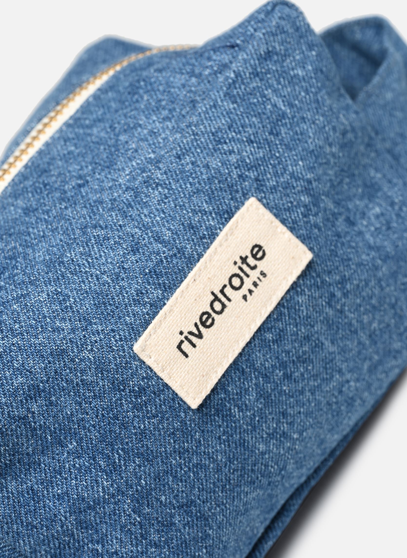 Pochettes Tournelles femme bleu RIVE DROITE PARIS Pochettes Tournelles femme bleu Stone Washed Denim