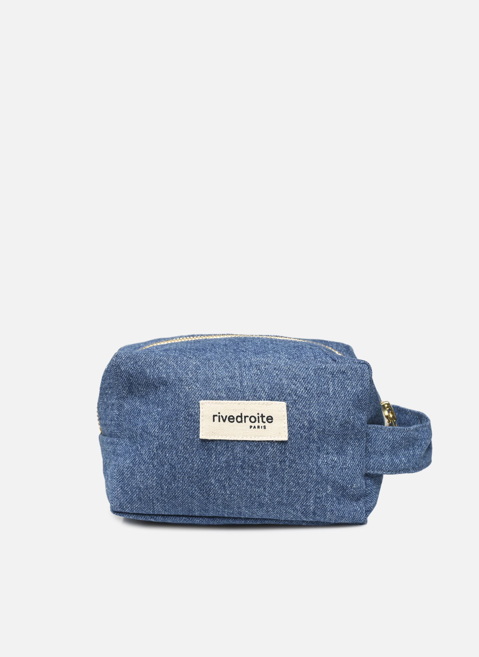 Pochettes Tournelles femme bleu RIVE DROITE PARIS Pochettes Tournelles femme bleu Stone Washed Denim