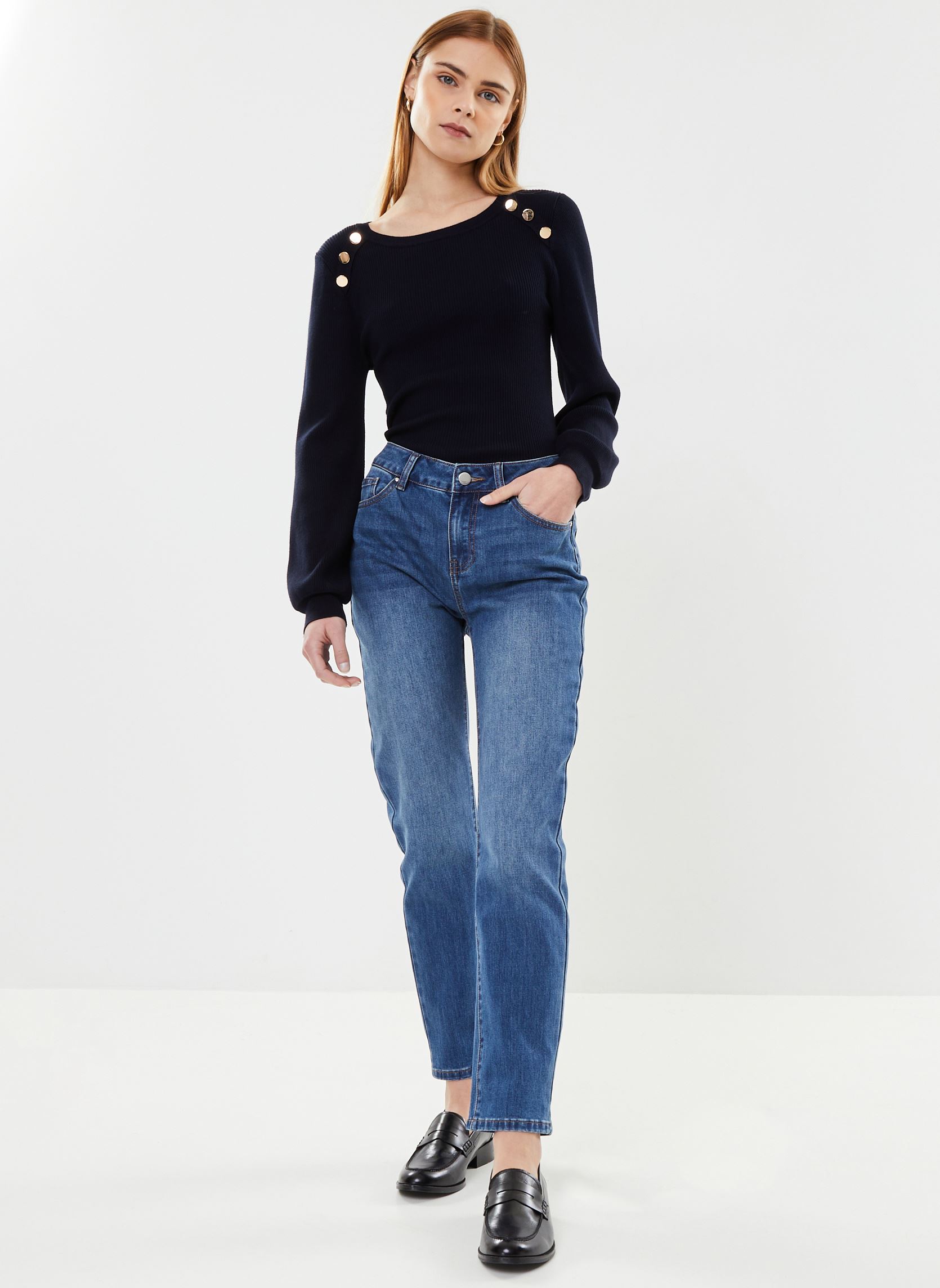 Rechte jeans / Straight Leg Jeans PAULLA dames blauw Georgia Rose Rechte jeans / Straight Leg Jeans PAULLA dames blauw Stone