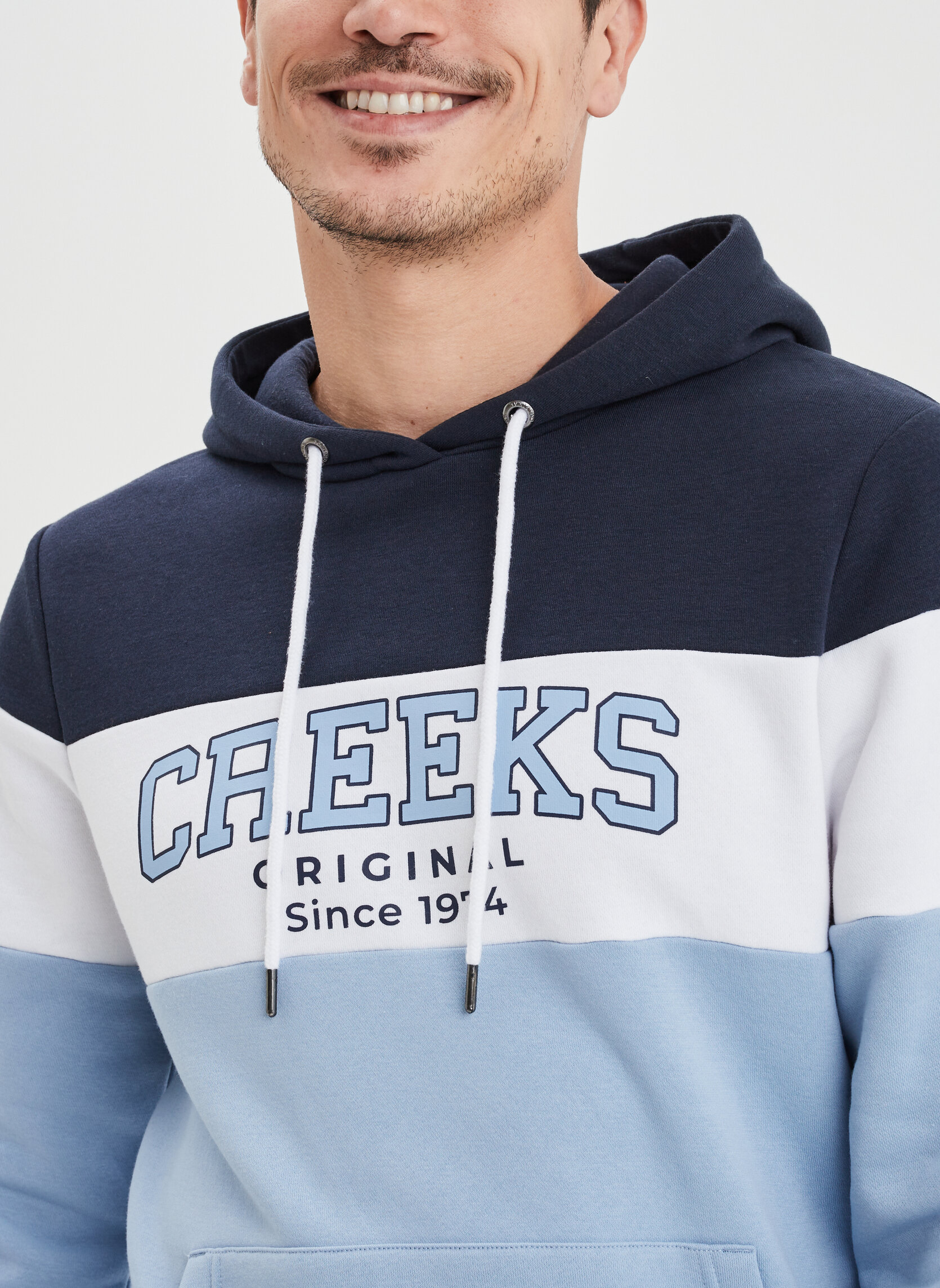 Sweats à capuche CRE1GEORGES_ORIGINCIEL homme bleu CREEKS Sweats à capuche CRE1GEORGES_ORIGINCIEL homme bleu Bleu