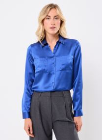 Langarm-Hemden BERENNICE soie damen blau