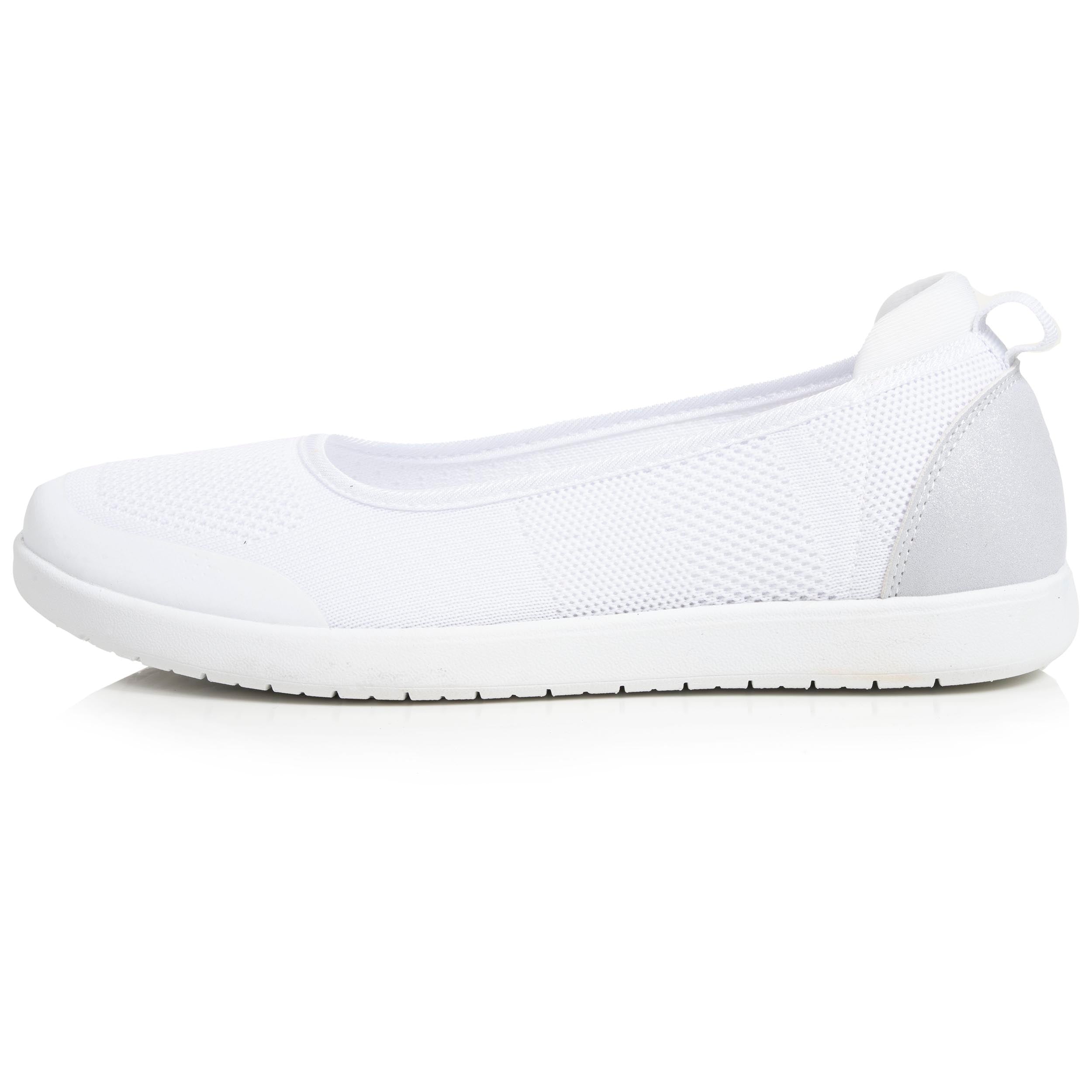 Ballerines classiques Ballerines Femme slip-on Lurex Noir femme blanc Isotoner Ballerines classiques Ballerines Femme slip-on Lurex Noir femme blanc Blanc