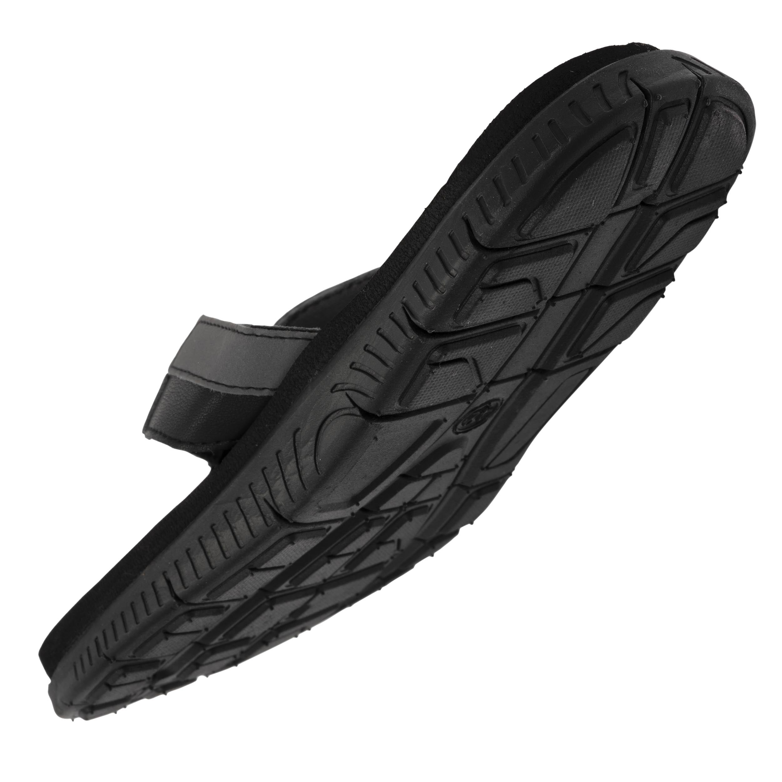 Tongs Tongs sport Homme confort Gris homme noir Isotoner Tongs Tongs sport Homme confort Gris homme noir Noir