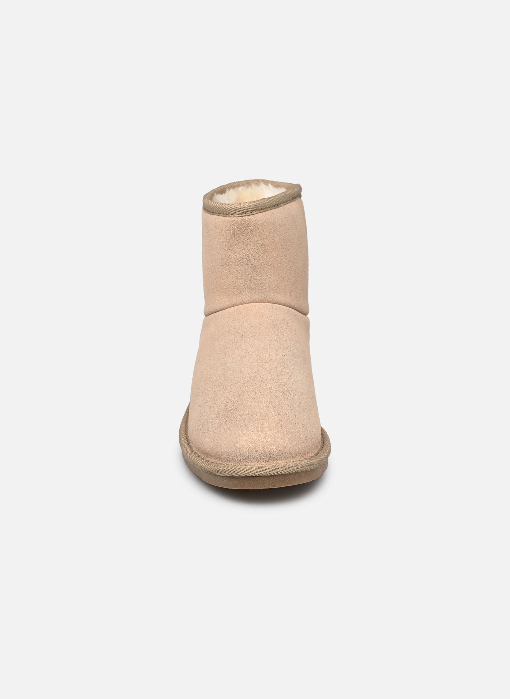 Bottines fourrées CHIMET femme beige Les Tropéziennes par M Belarbi Bottines fourrées CHIMET femme beige BEIGE IRISE