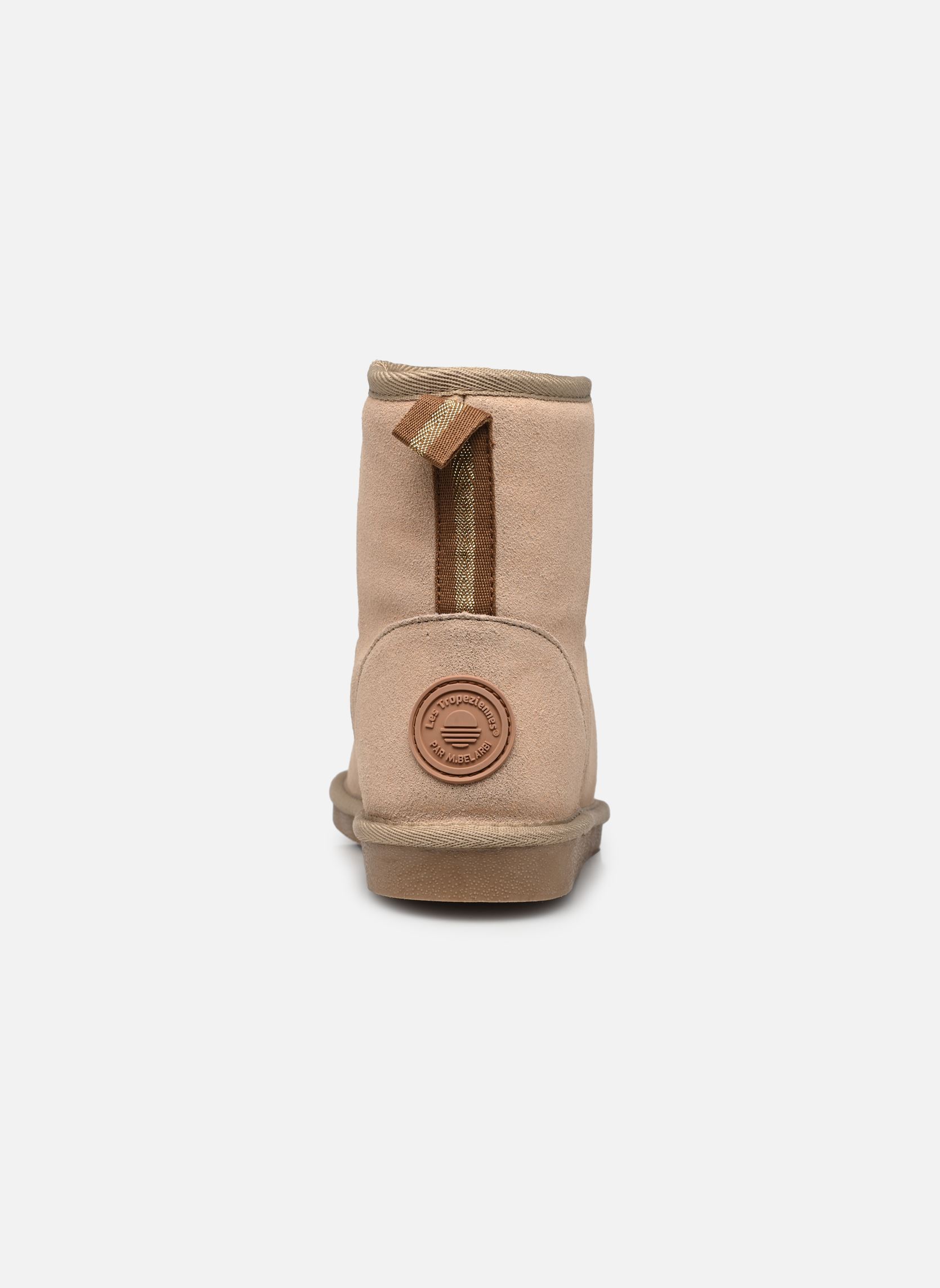 Bottines fourrées CHIMET femme beige Les Tropéziennes par M Belarbi Bottines fourrées CHIMET femme beige BEIGE IRISE