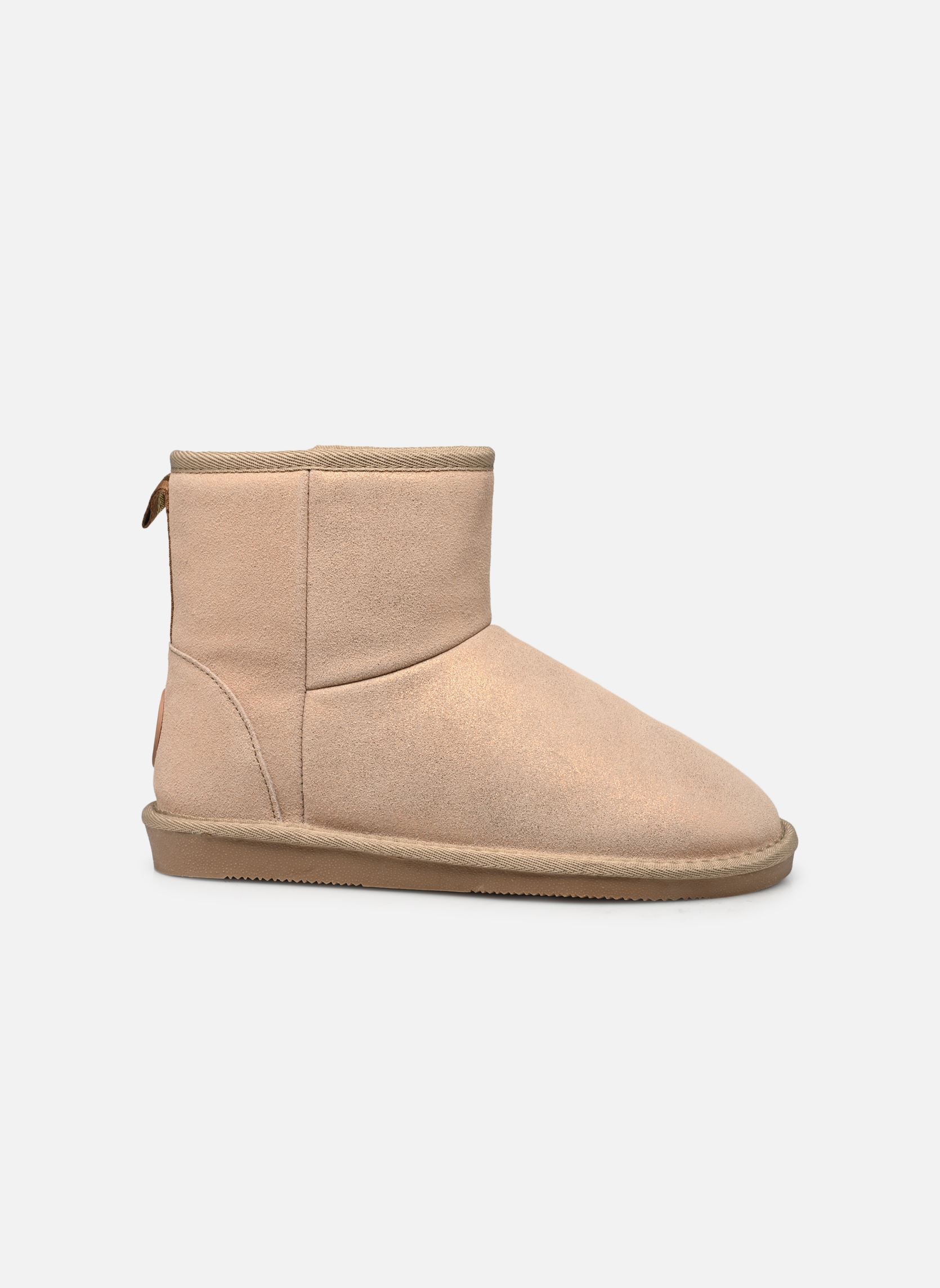 Bottines fourrées CHIMET femme beige Les Tropéziennes par M Belarbi Bottines fourrées CHIMET femme beige BEIGE IRISE