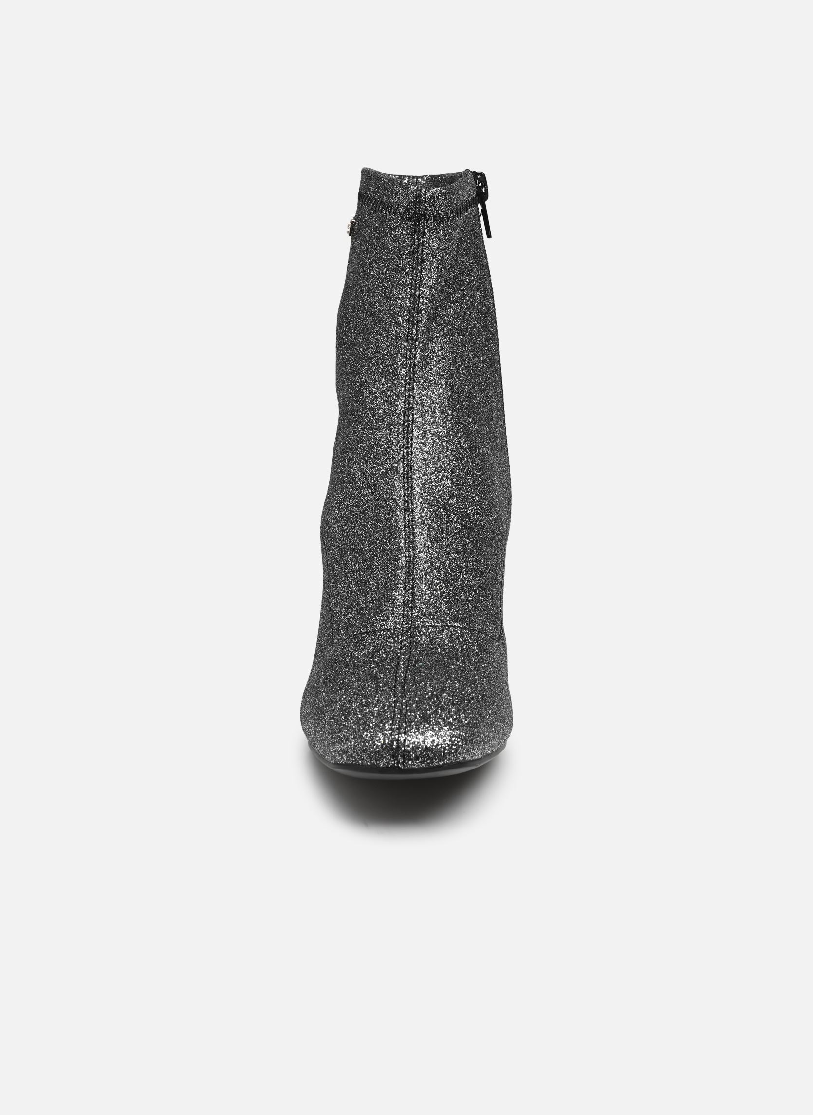 Bottines et boots DANITA femme argent Les Tropéziennes par M Belarbi Bottines et boots DANITA femme argent NOIR ARGENT