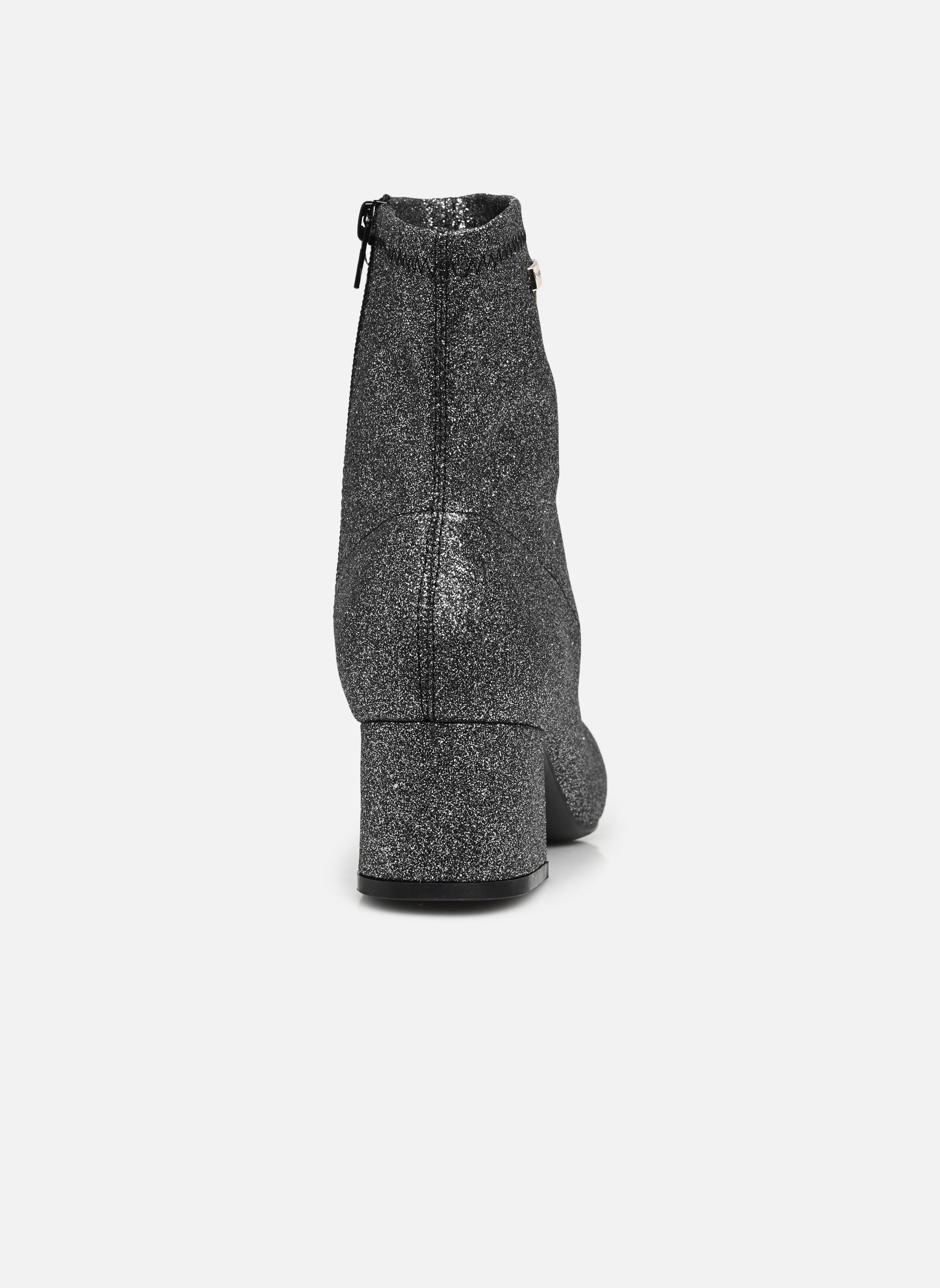Bottines et boots DANITA femme argent Les Tropéziennes par M Belarbi Bottines et boots DANITA femme argent NOIR ARGENT