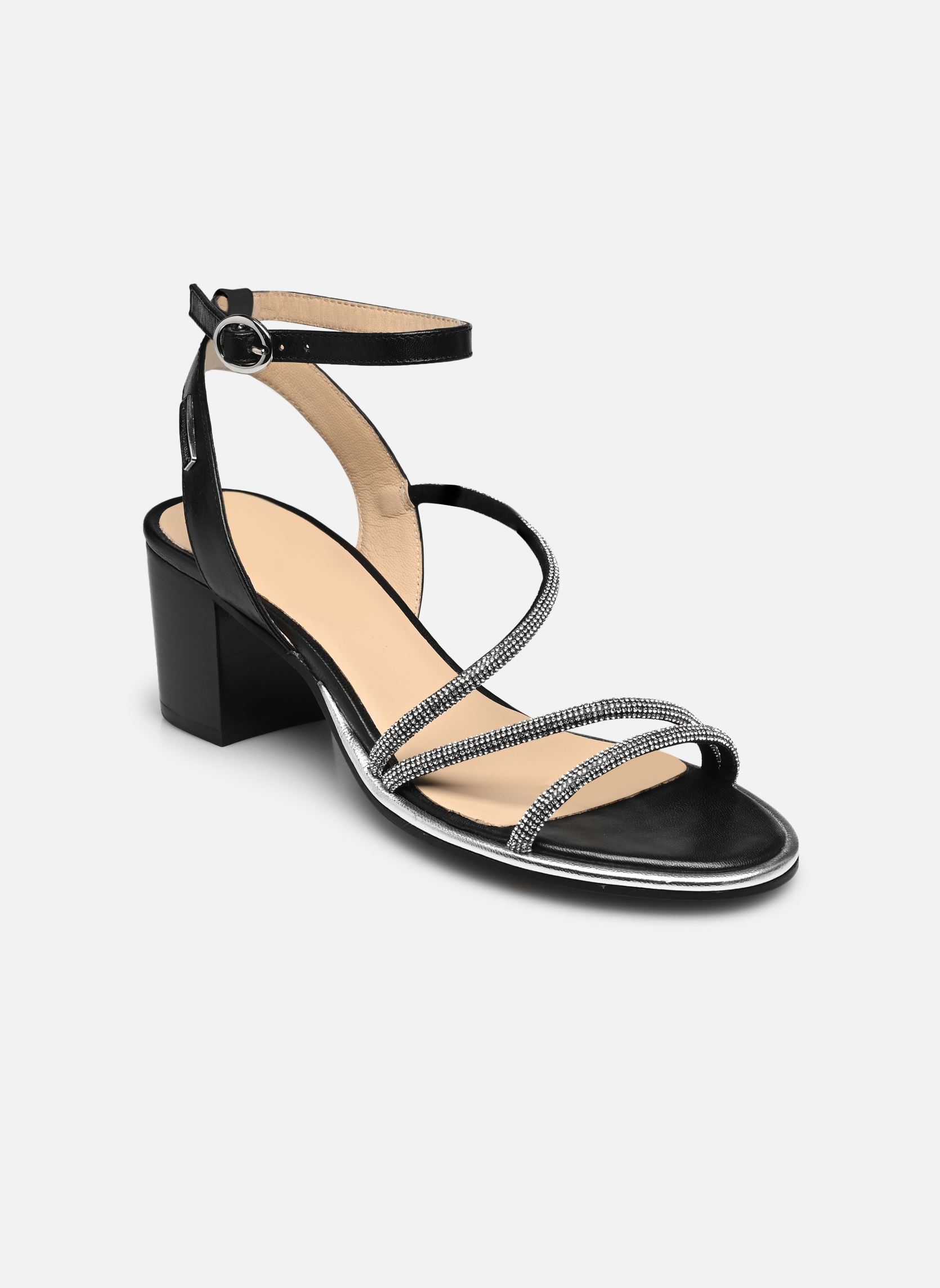 Sandalias LILASTAR mujer negro Les Tropéziennes par M Belarbi Sandalias LILASTAR mujer negro NOIR