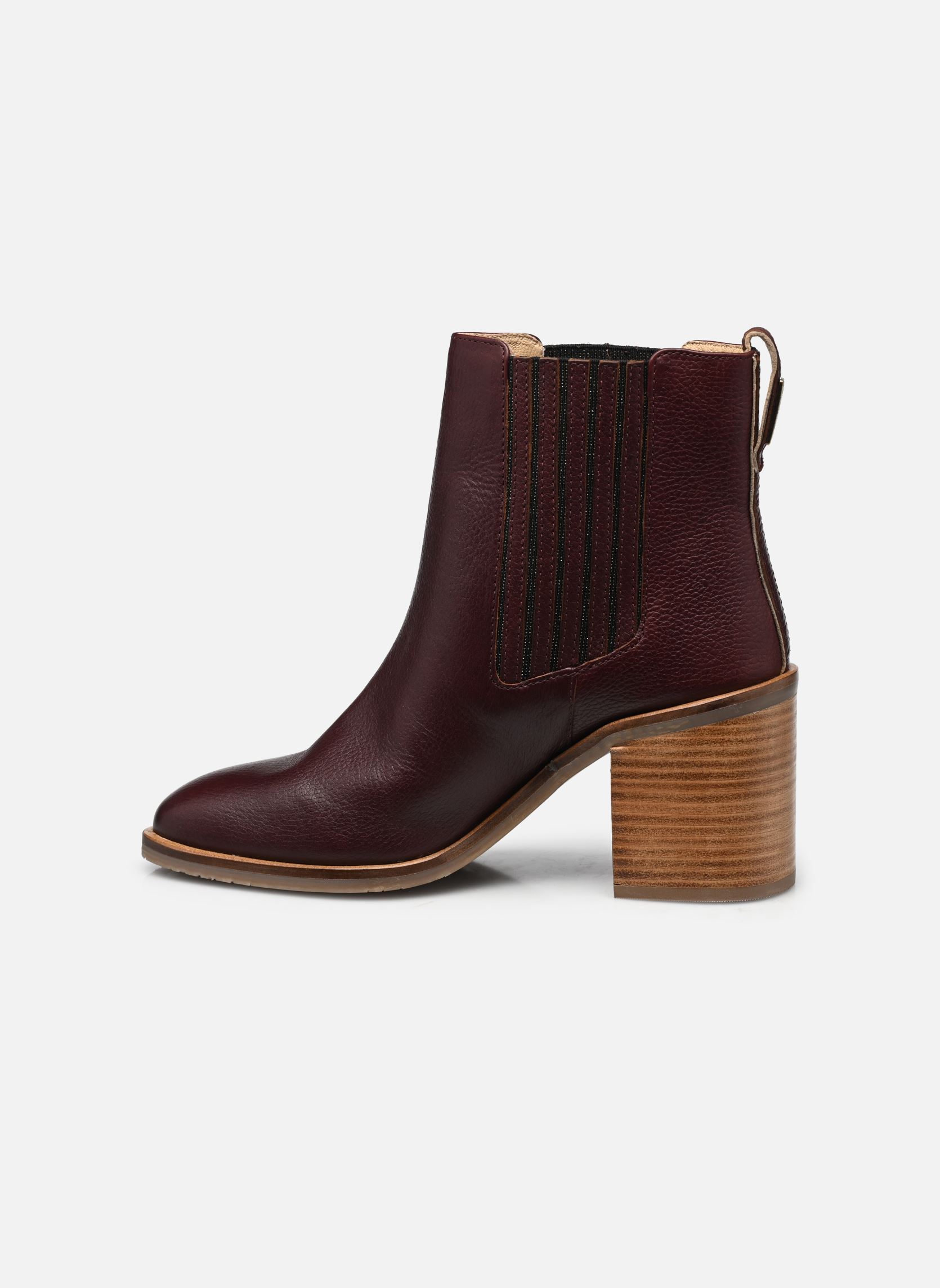 Niedrige Ankle Boots LUDY damen bordeaux Les Tropéziennes par M Belarbi Niedrige Ankle Boots LUDY damen bordeaux BORDEAUX