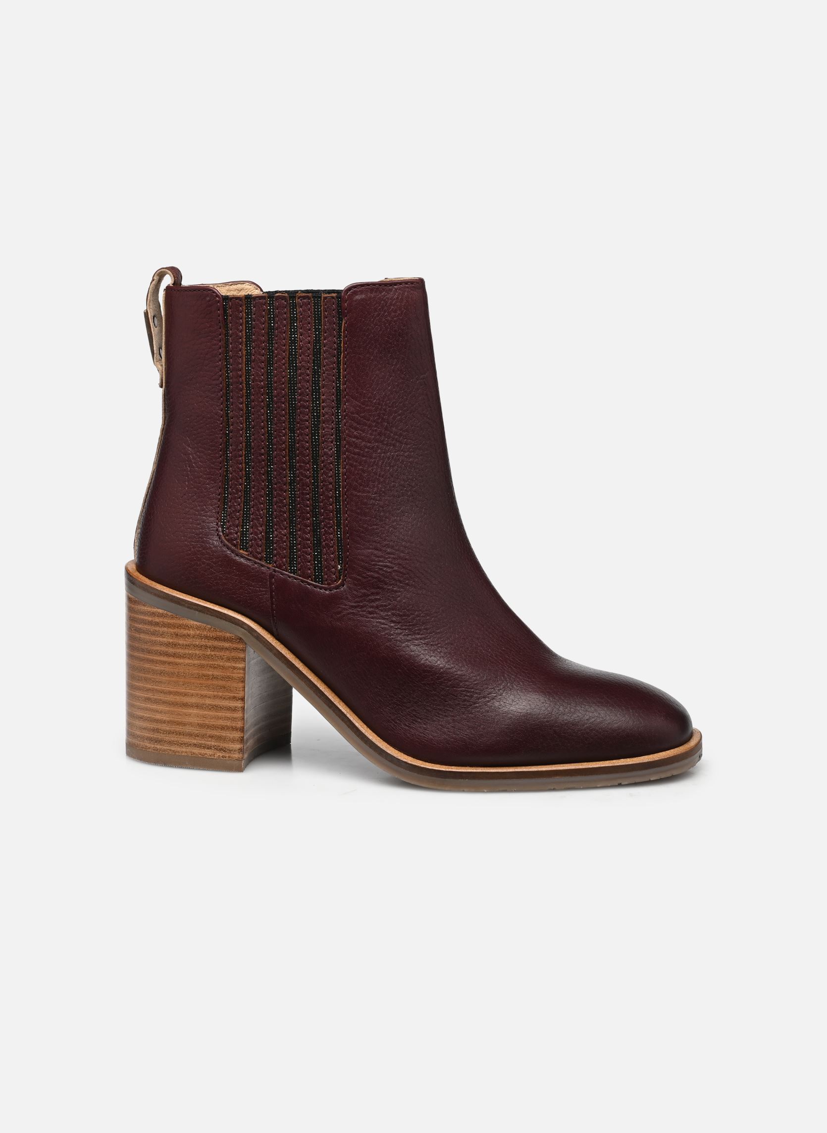 Niedrige Ankle Boots LUDY damen bordeaux Les Tropéziennes par M Belarbi Niedrige Ankle Boots LUDY damen bordeaux BORDEAUX