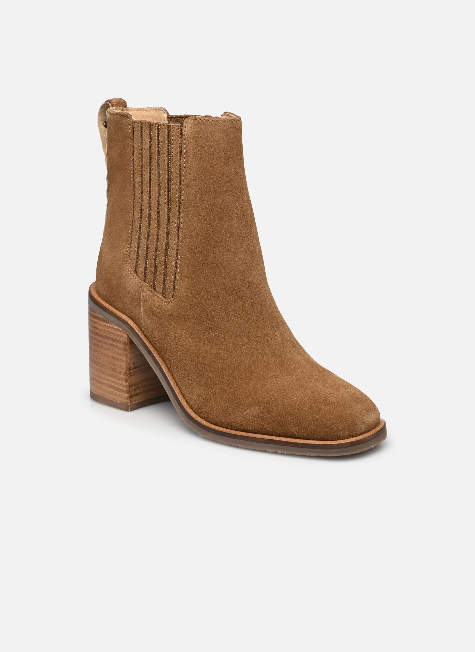 Bottines et boots LUDYSS femme marron Les Tropéziennes par M Belarbi Bottines et boots LUDYSS femme marron CAMEL