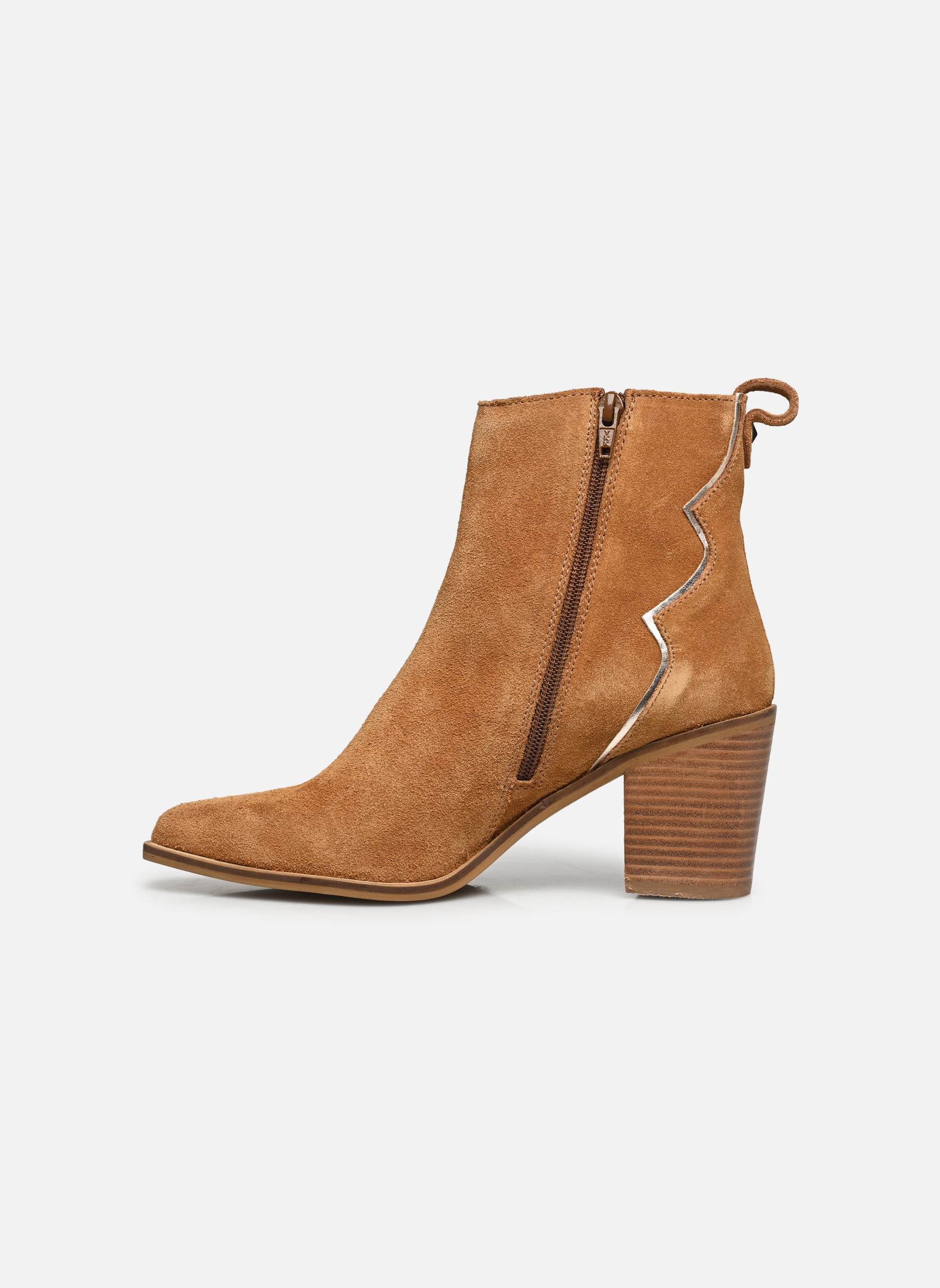 Bottines et boots VICKY femme marron Les Tropéziennes par M Belarbi Bottines et boots VICKY femme marron CAMEL
