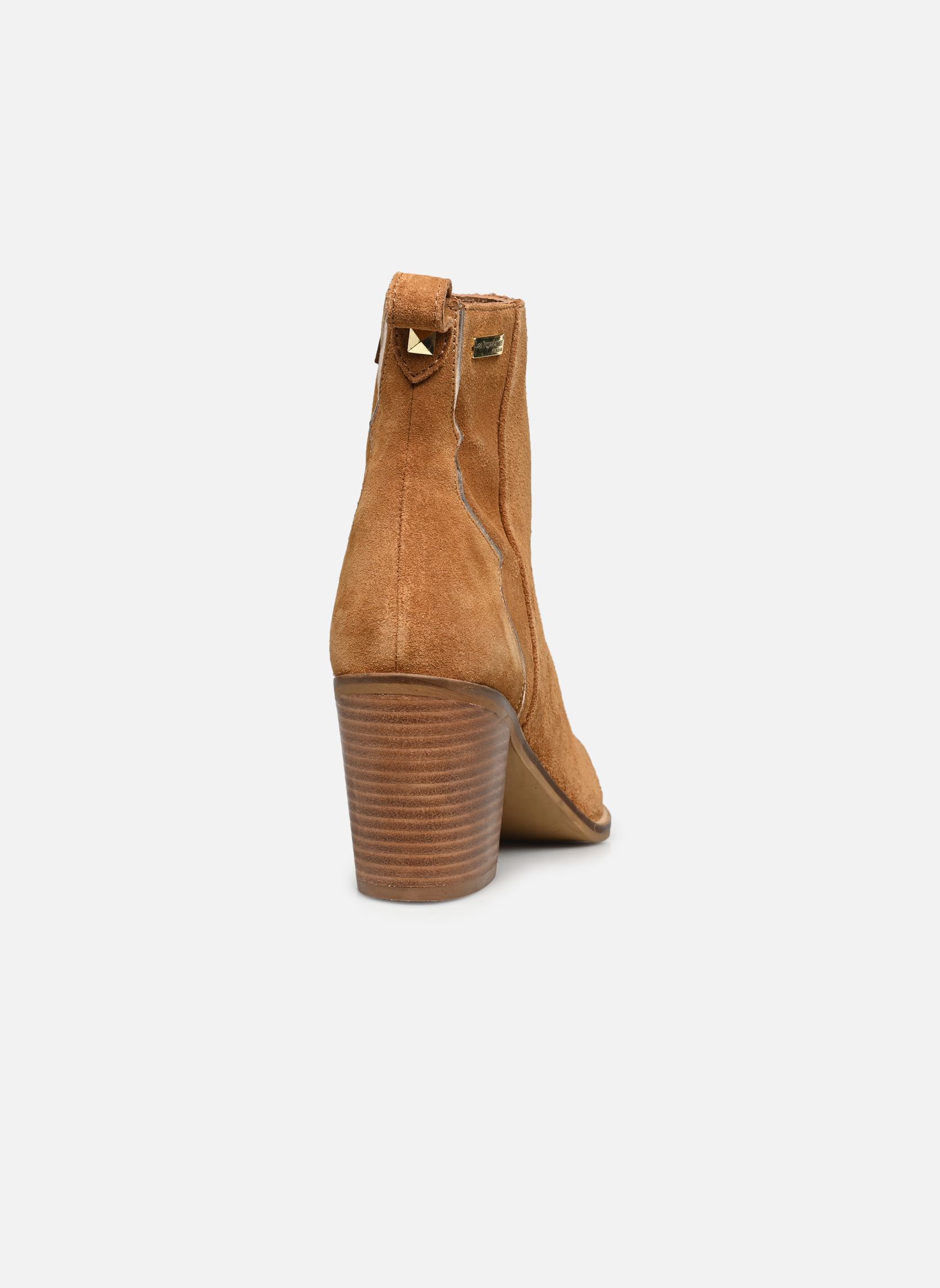 Bottines et boots VICKY femme marron Les Tropéziennes par M Belarbi Bottines et boots VICKY femme marron CAMEL