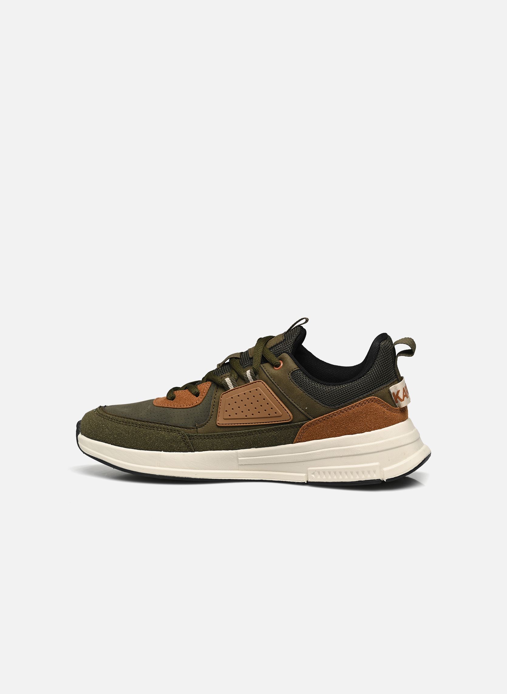 Baskets Dolpi homme vert Kaporal Baskets Dolpi homme vert KAKI-MARRON