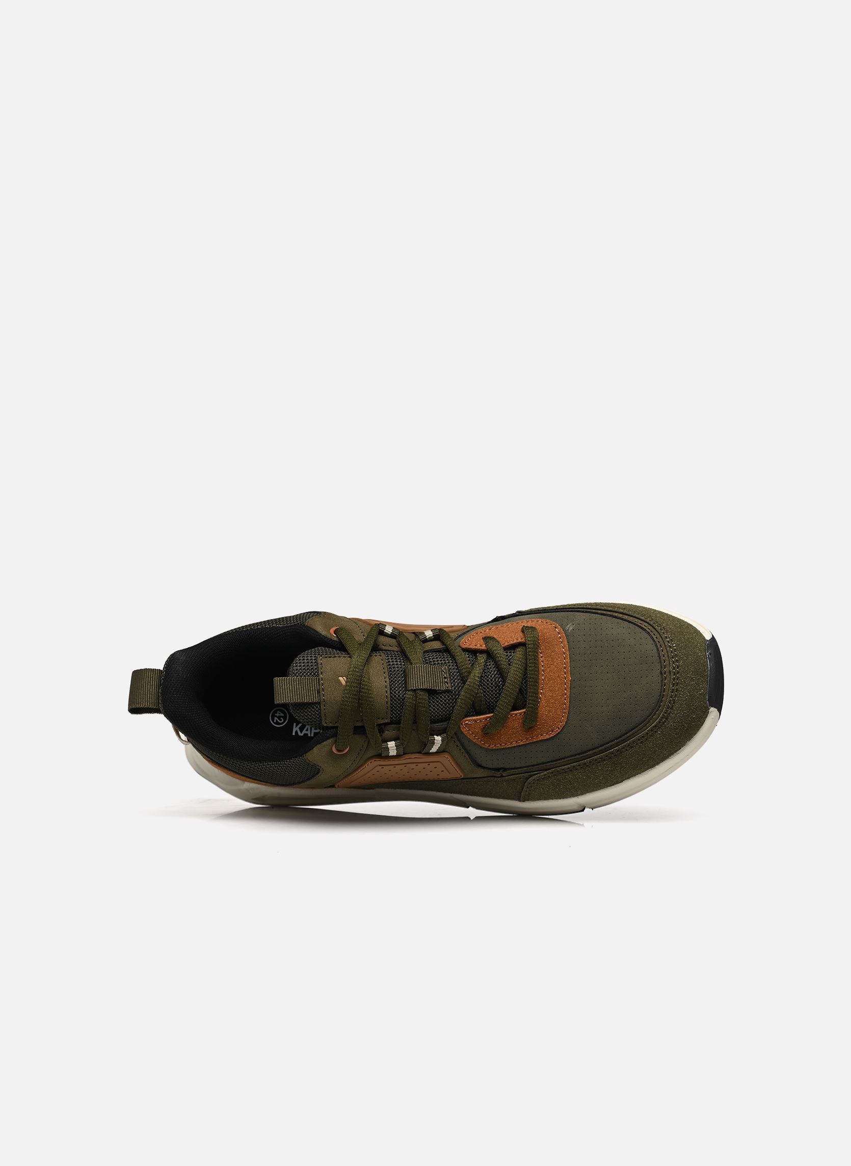 Baskets Dolpi homme vert Kaporal Baskets Dolpi homme vert KAKI-MARRON
