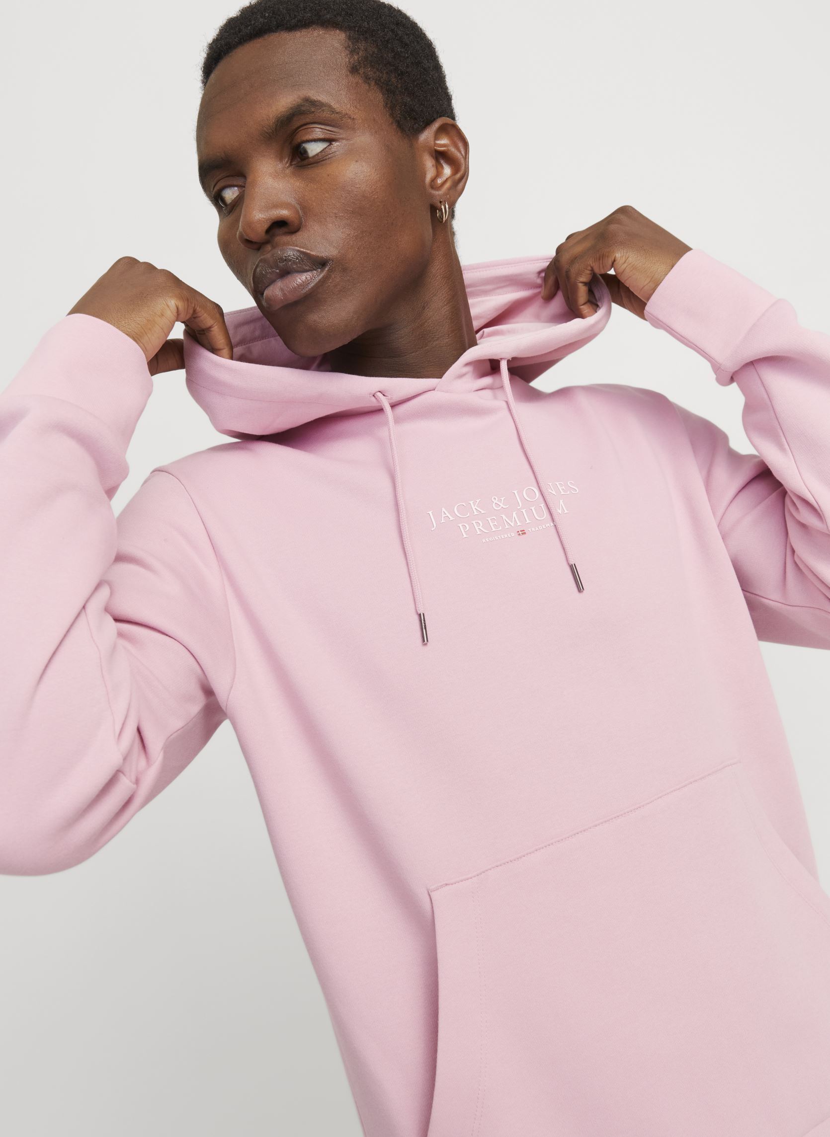 Felpe con cappuccio JPRBLUARCHIE SWEAT HOOD NOOS uomo rosa Jack & Jones Felpe con cappuccio JPRBLUARCHIE SWEAT HOOD NOOS uomo rosa PINK NECTAR