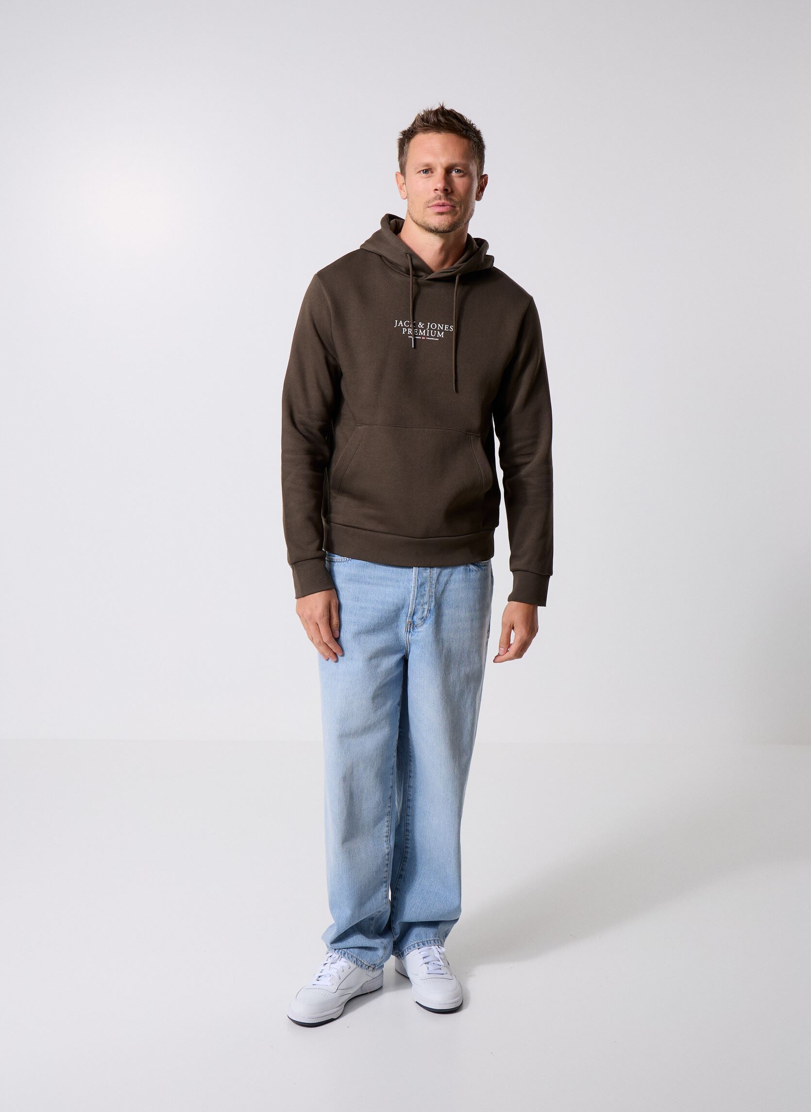 Sweats à capuche JPRBLUARCHIE SWEAT HOOD NOOS homme vert Jack & Jones Sweats à capuche JPRBLUARCHIE SWEAT HOOD NOOS homme vert BLACK OLIVE